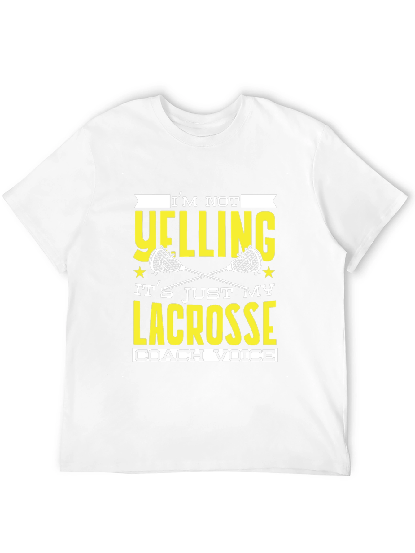 Black Lacrosse Coach Novelty Graphic T-Shirt view 12