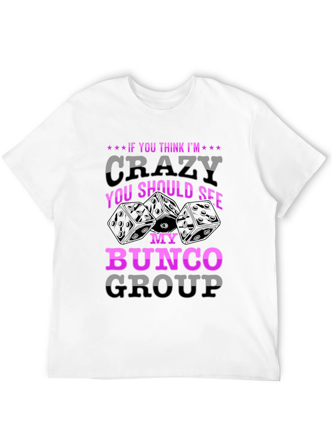 Black Crazy Bunco Group Graphic Tee view 12