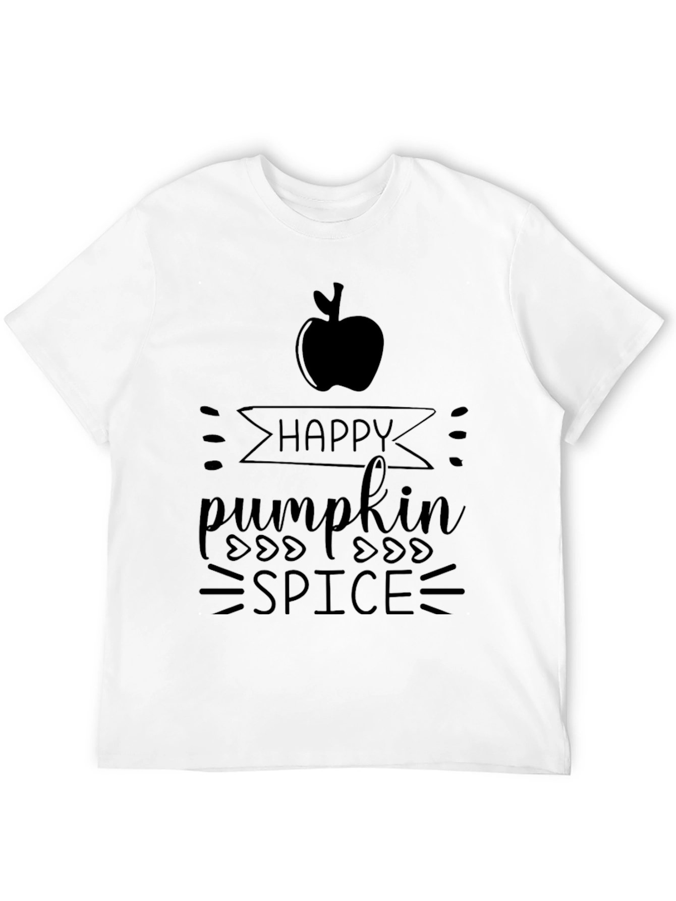 Black Happy Pumpkin Spice Graphic Tee view 12