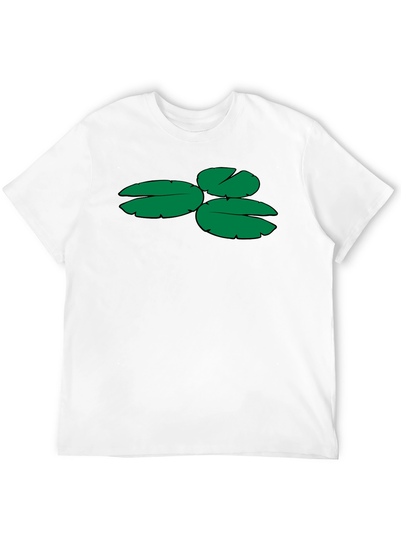 Black Lily Pad Graphic Tee - Soft Cotton Blend view 12