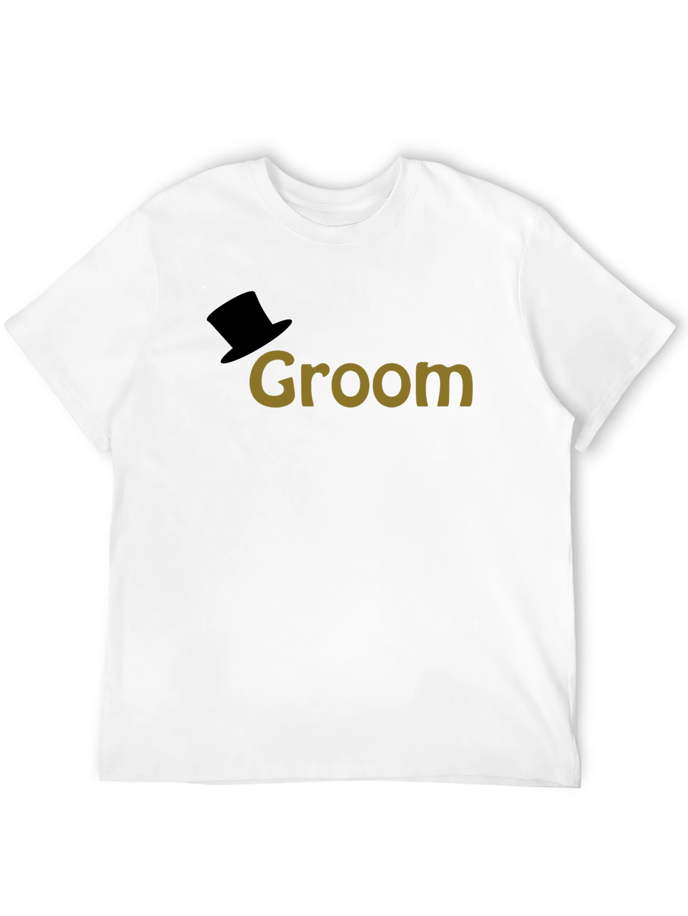 Black Groom Top Hat T-Shirt - Wedding Apparel view 12