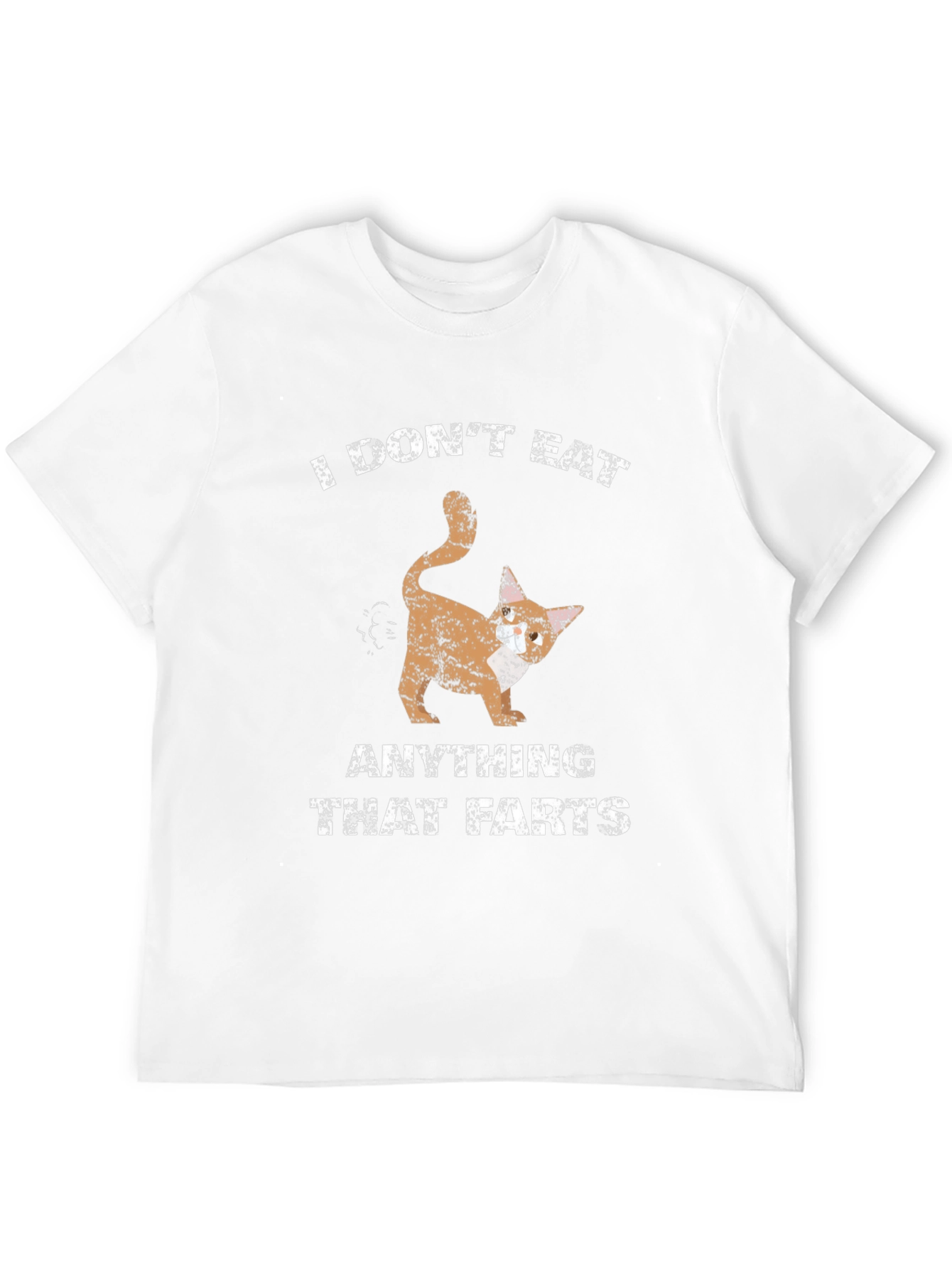 Black Funny "I Don't Eat Anything That Farts" T-Shirt view 12