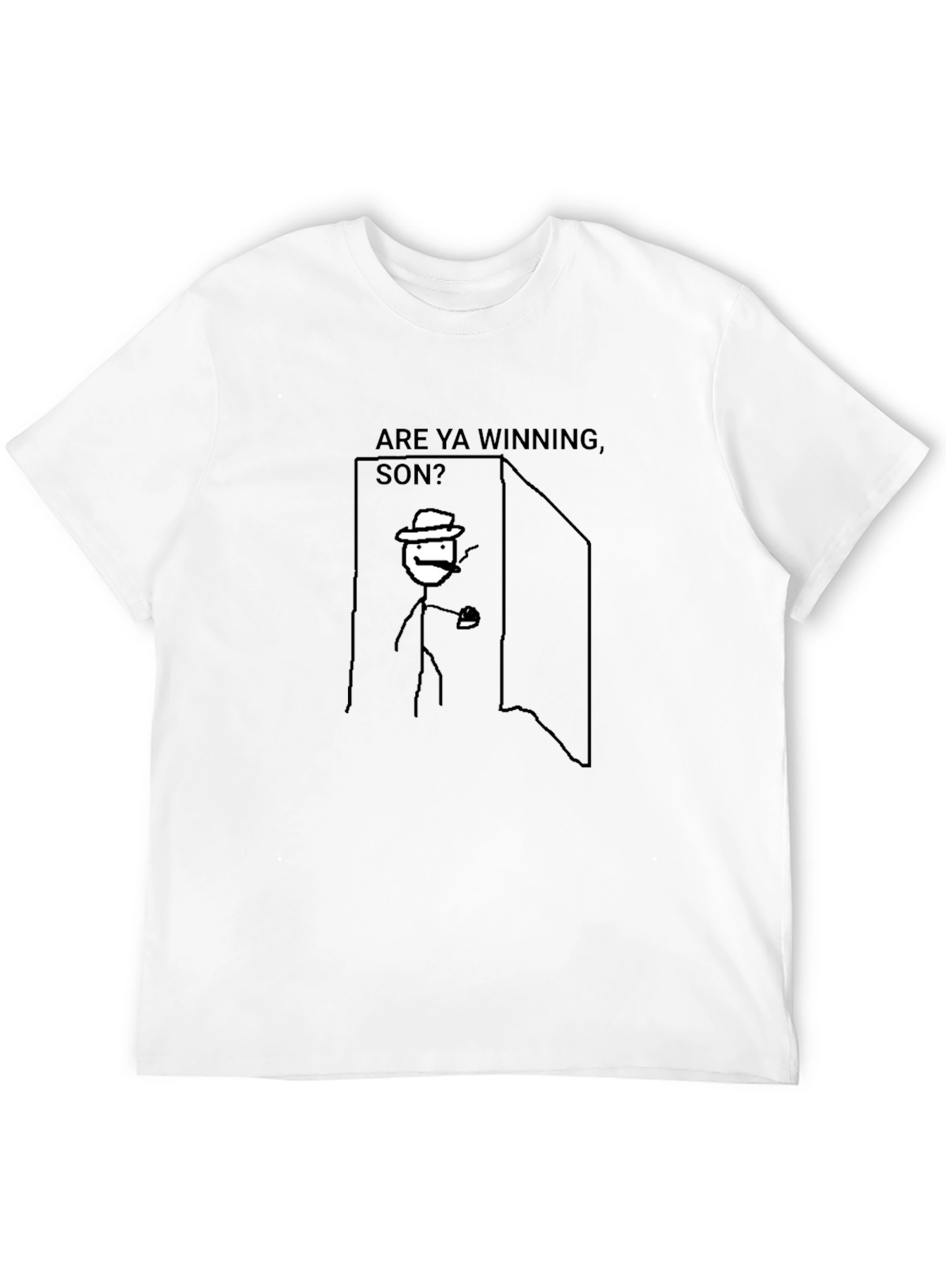 Black Are Ya Winning, Son? Black T-Shirt view 12