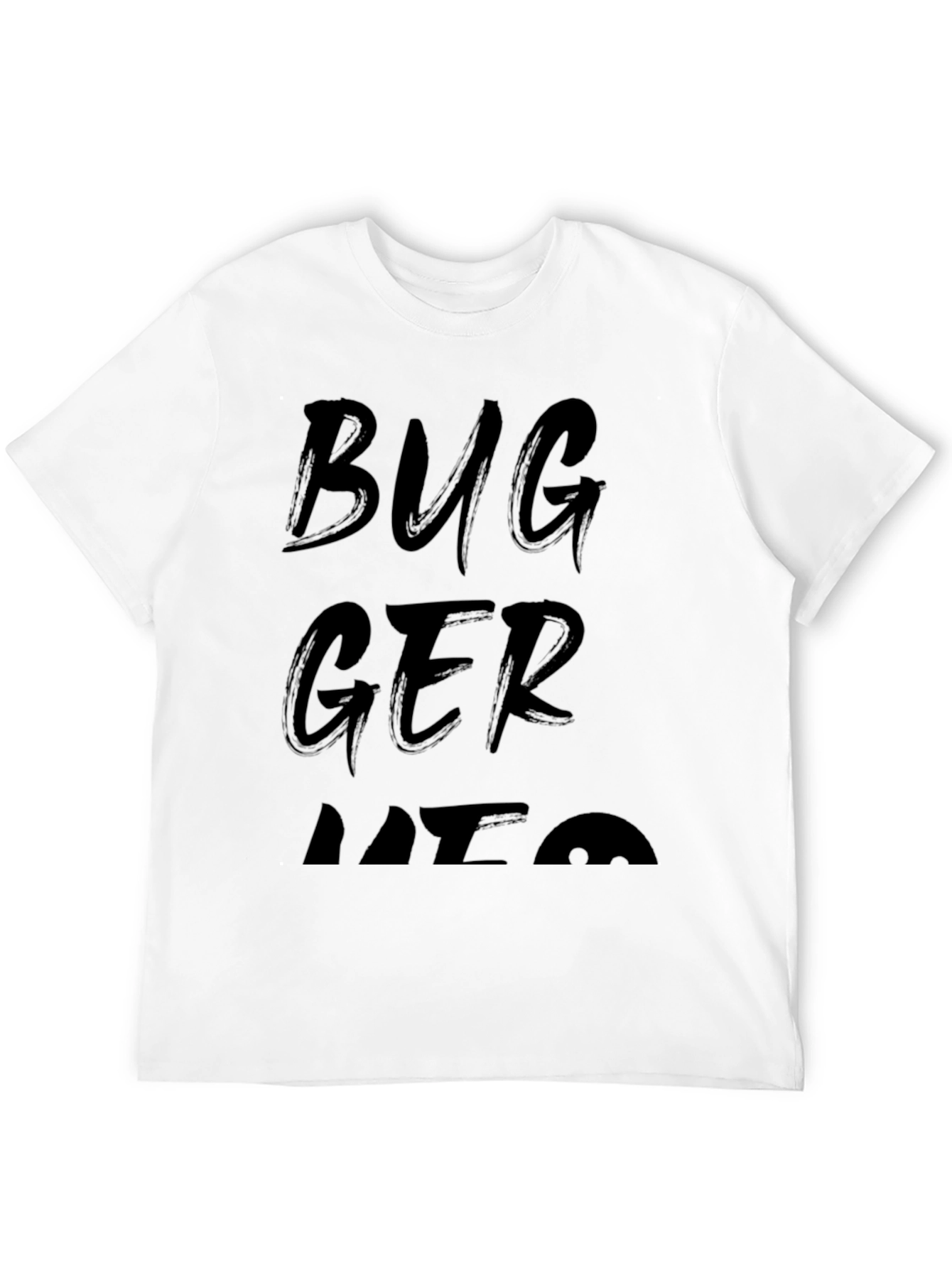 Black Bugger Off Graphic T-Shirt |  Men's Black Tee view 12