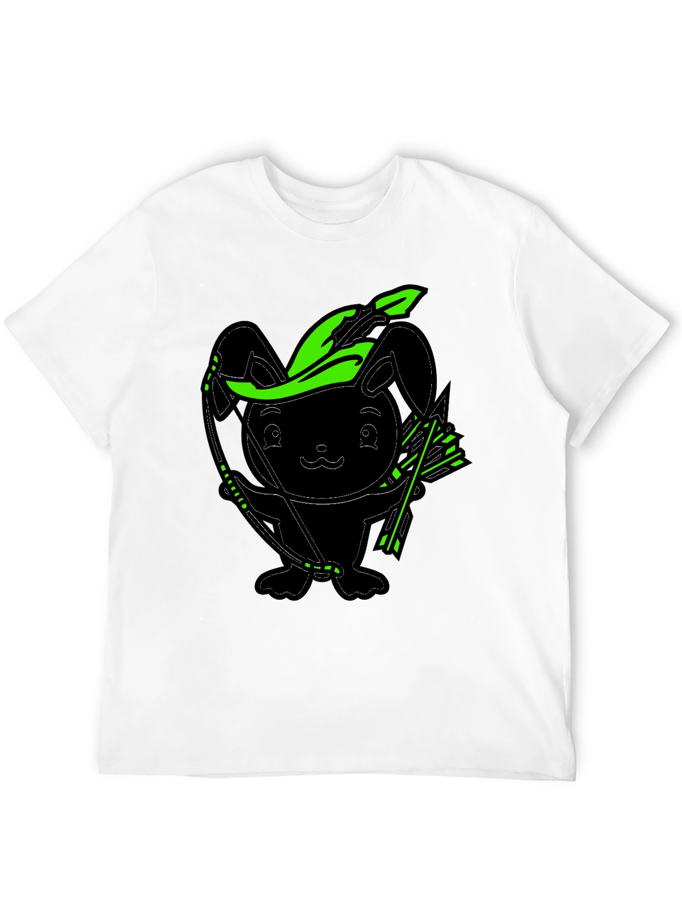 Bunny Archer Graphic Tee - Black - 12