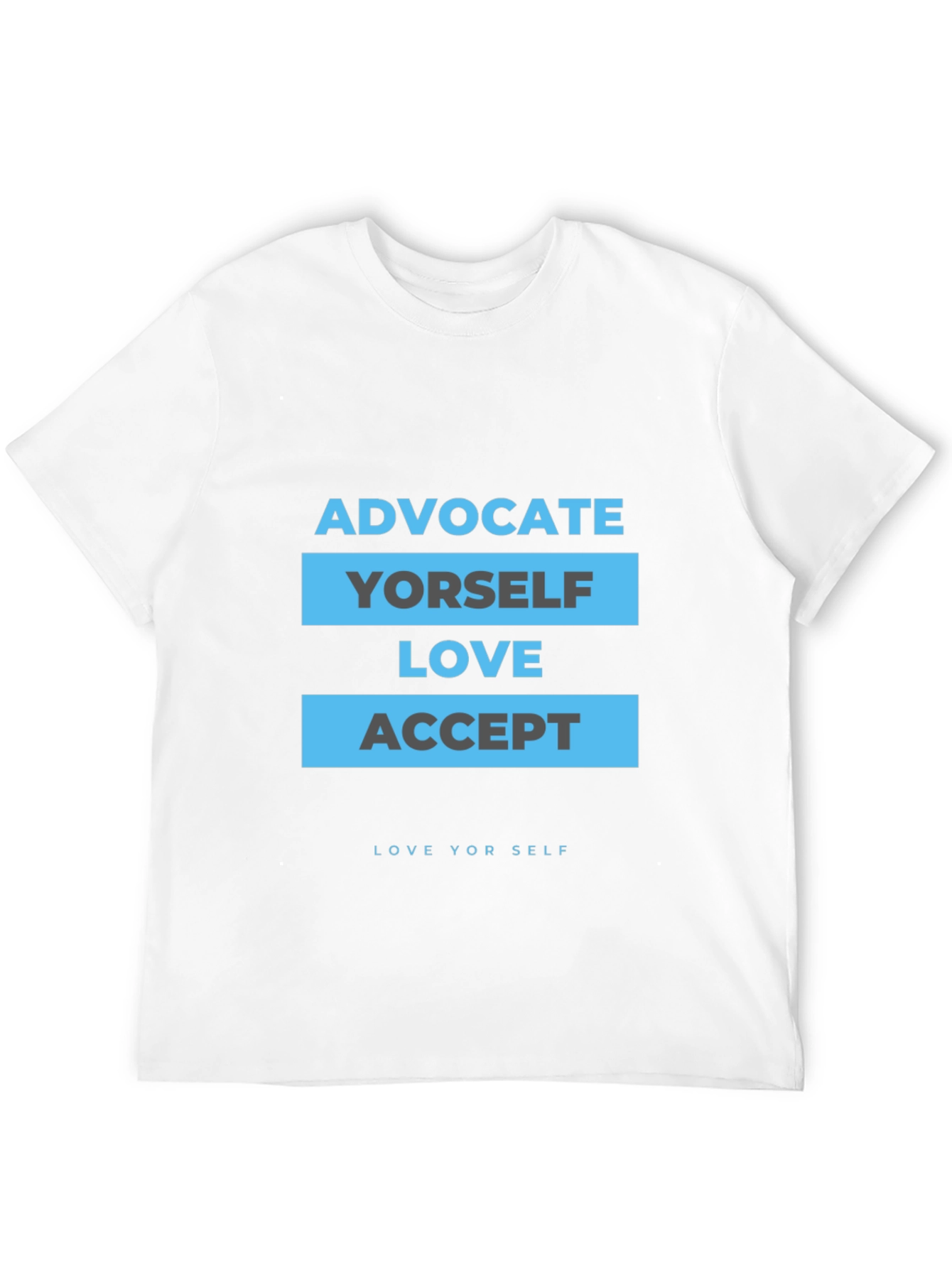 Black Advocate Yourself T-Shirt: Love and Acceptance Message view 12