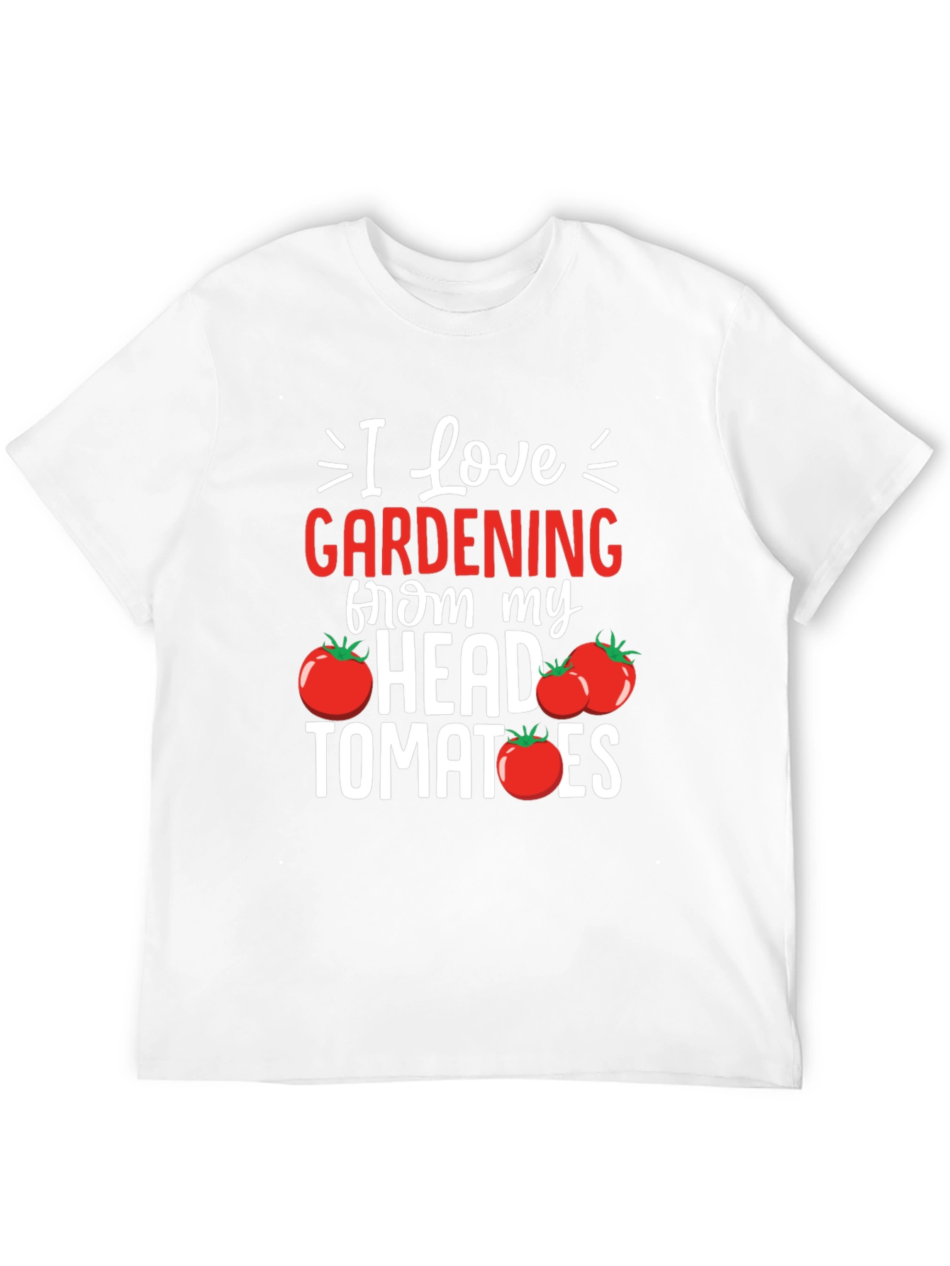 Black Gardening Tomato T-Shirt view 12