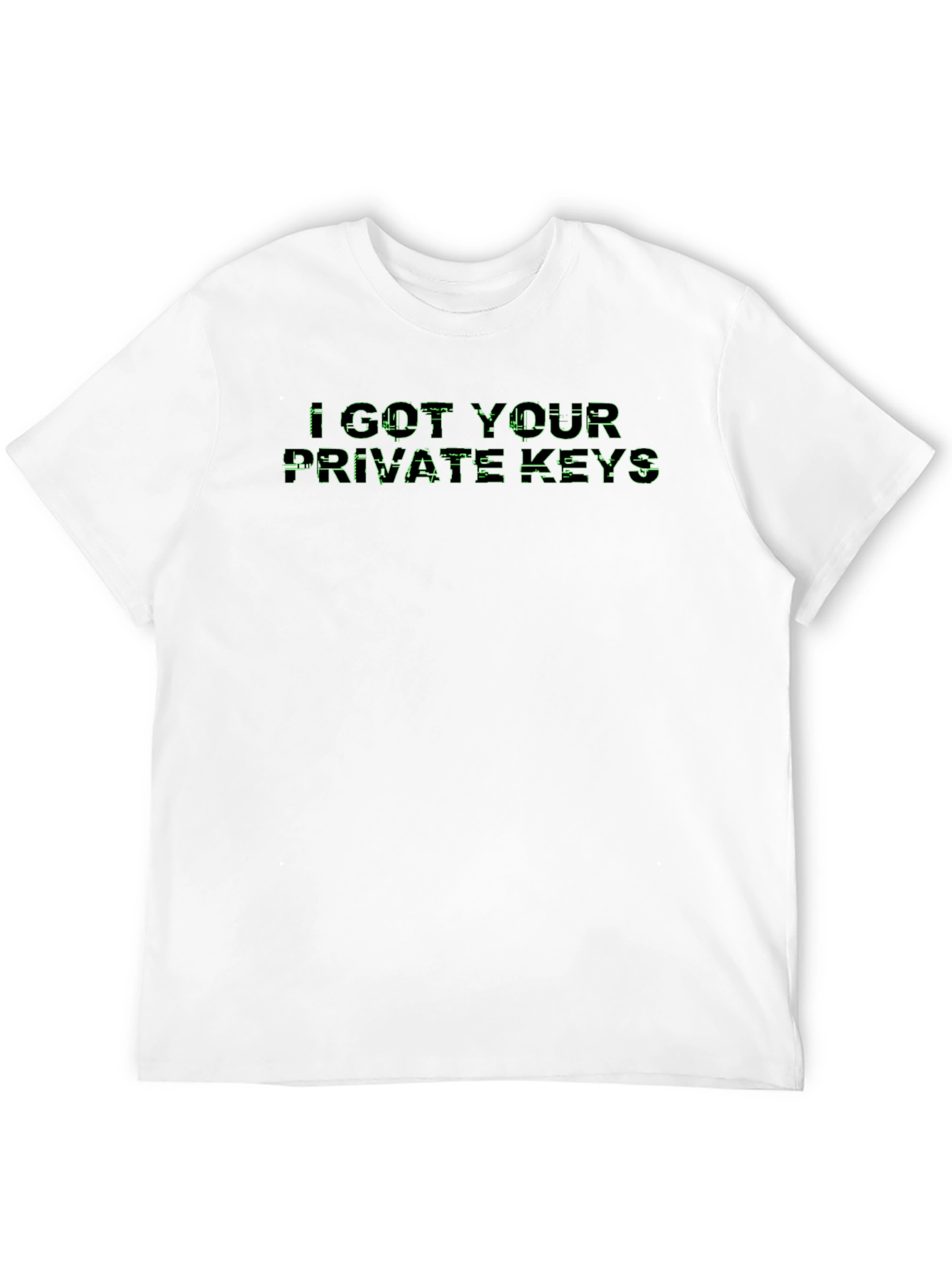 Black I Got Your Private Keys T-Shirt - Crypto Hacker Tee view 12