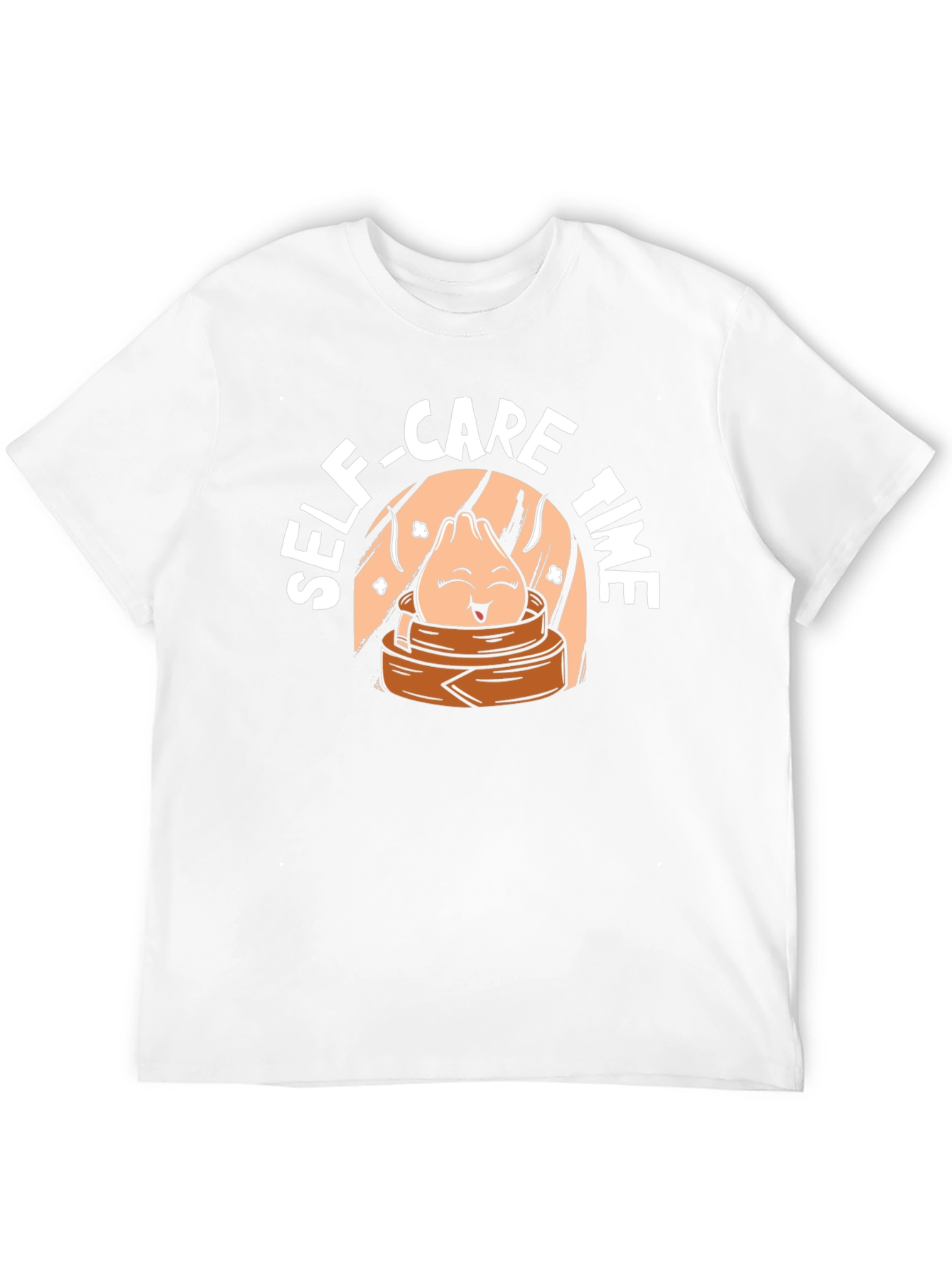 Black Self-Care Time Dumpling T-Shirt view 12