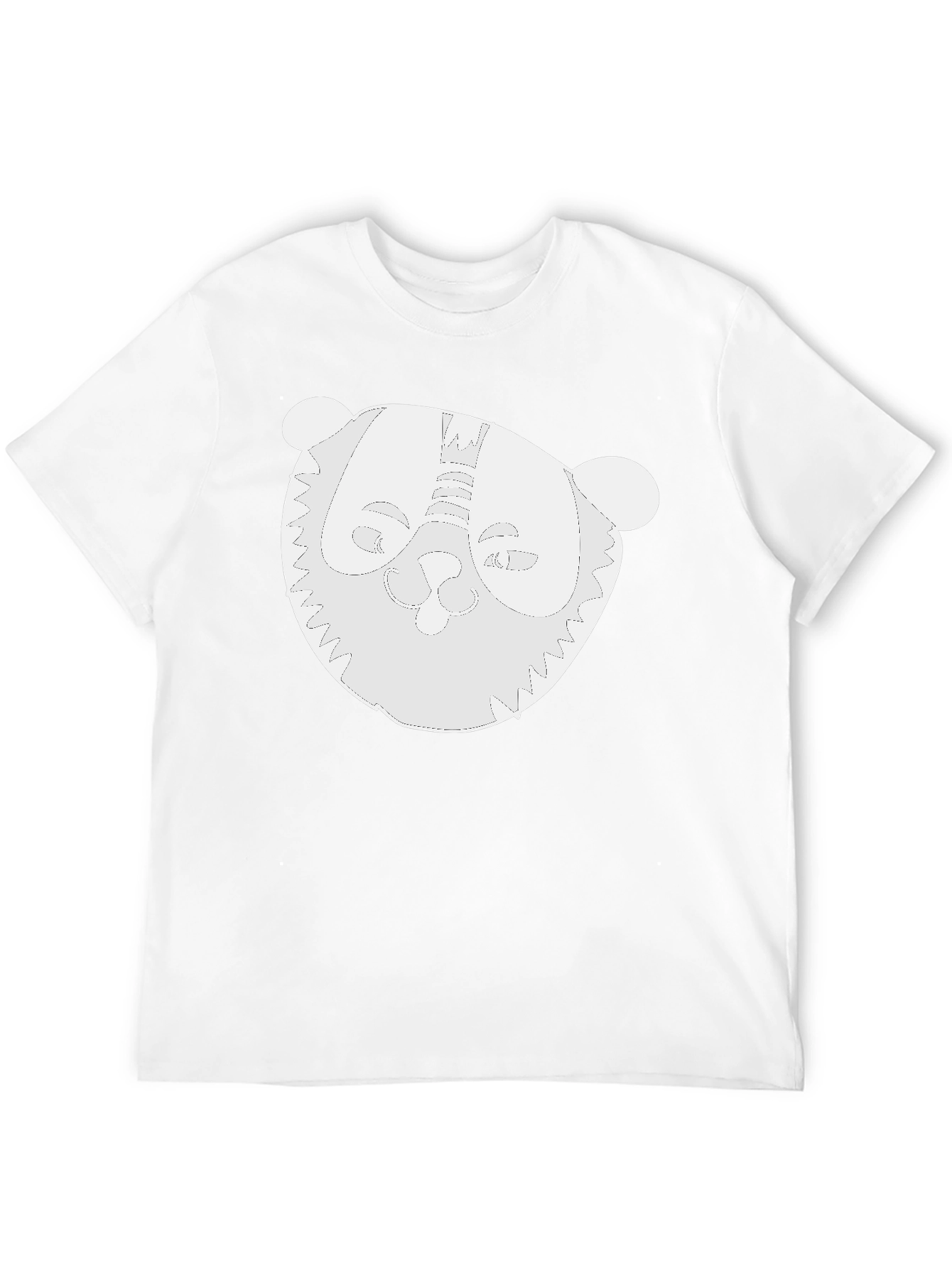 Black Whimsical Panda Graphic Black T-Shirt view 12