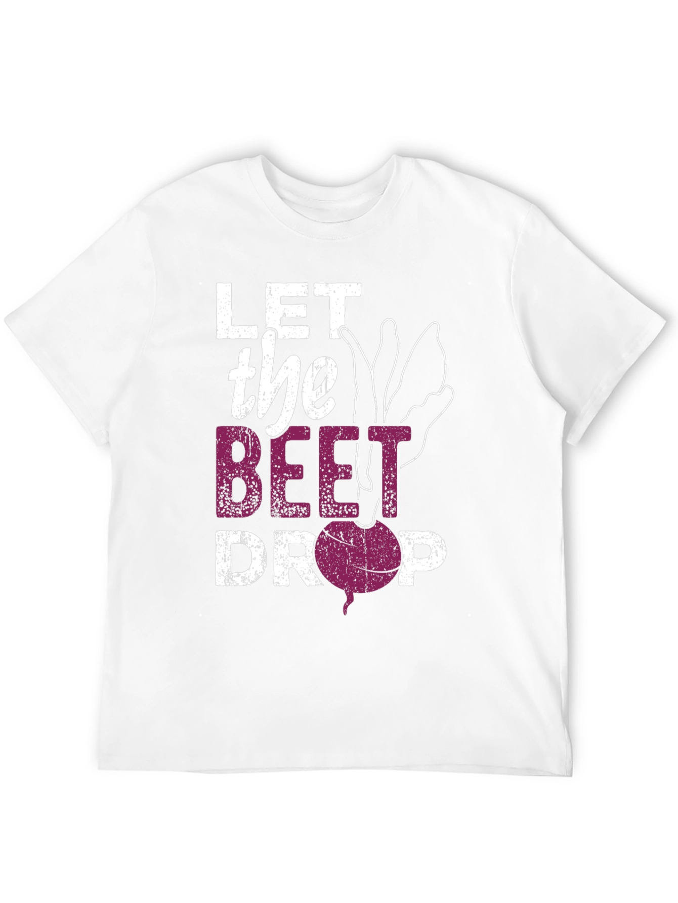 Black Let the Beet Drop Graphic T-Shirt view 12