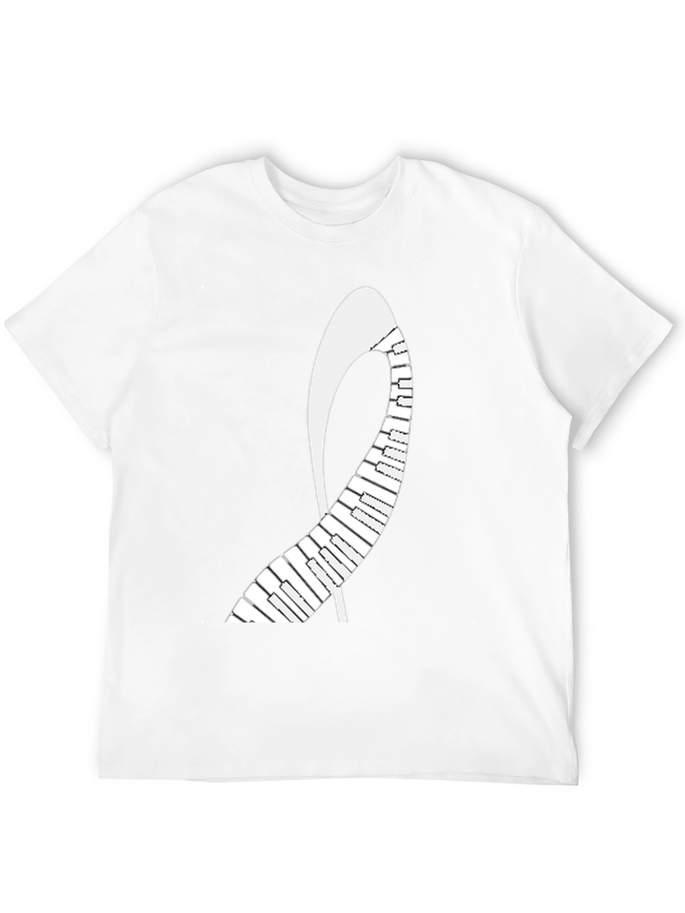 Black Piano Shoe T-Shirt - Music Lover's Tee view 12