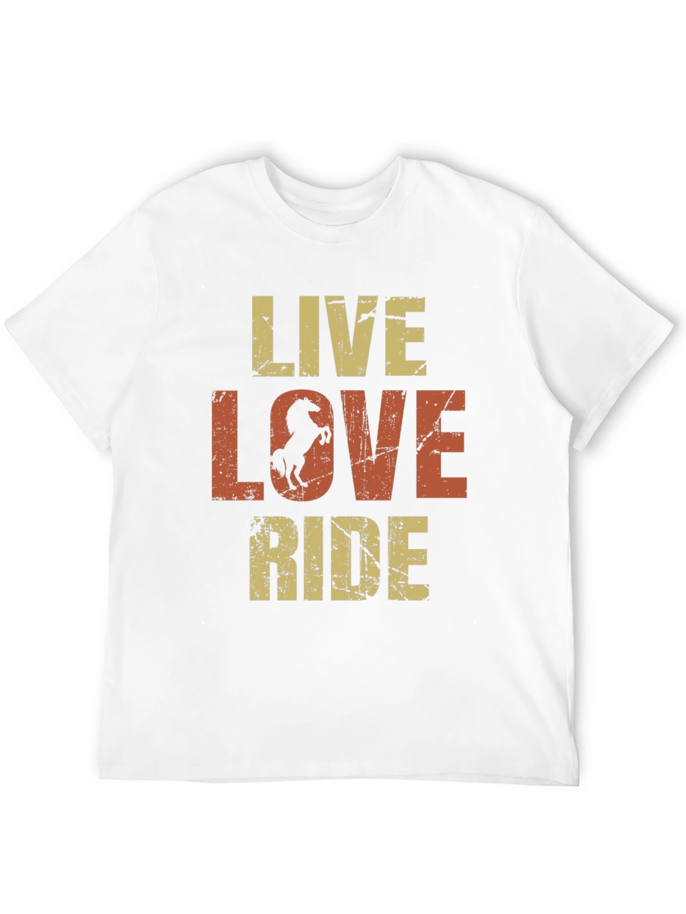 Black Live Love Ride Horse Graphic Tee view 12