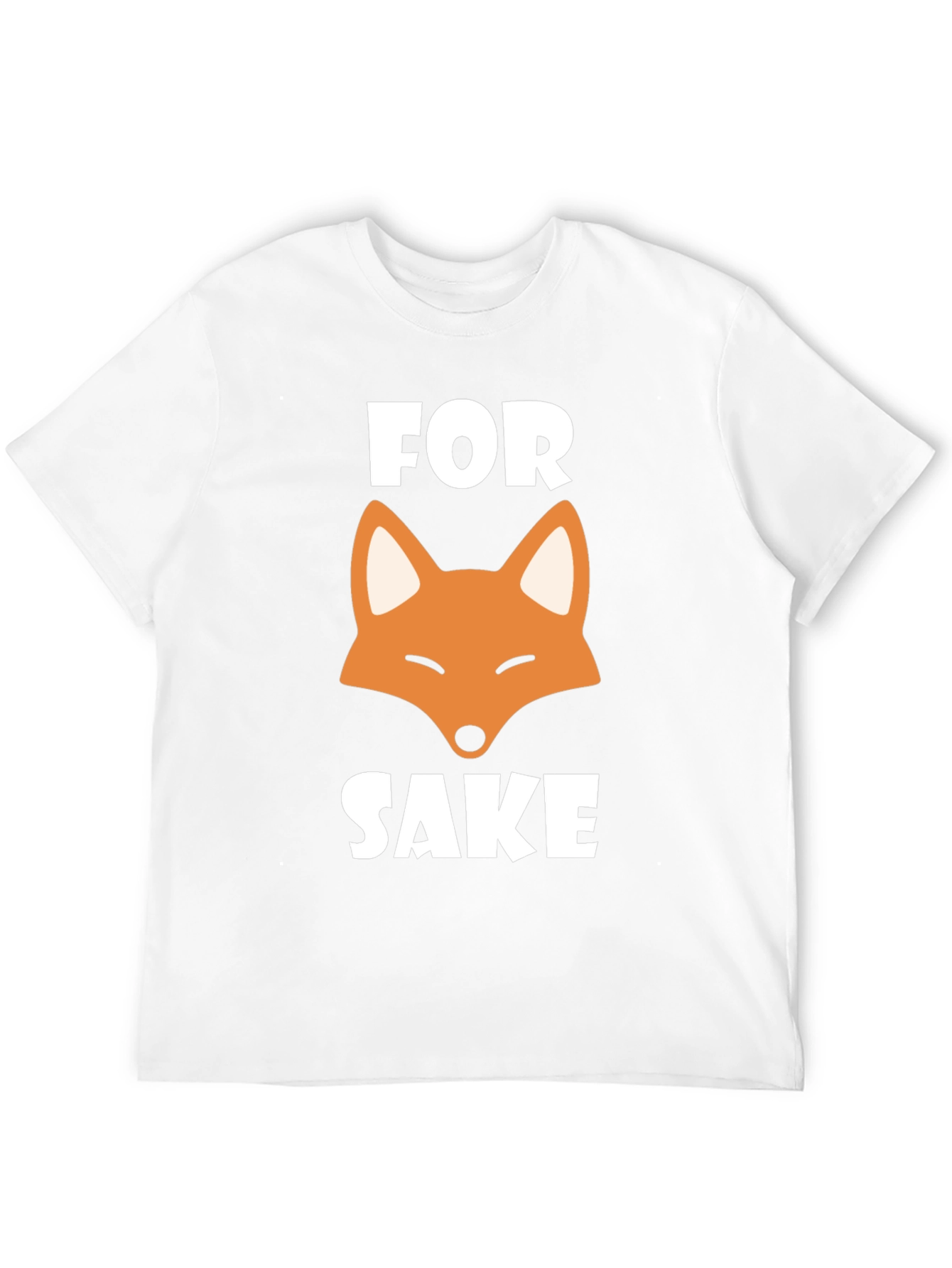 Black For Fox Sake T-Shirt - Funny Graphic Tee view 12