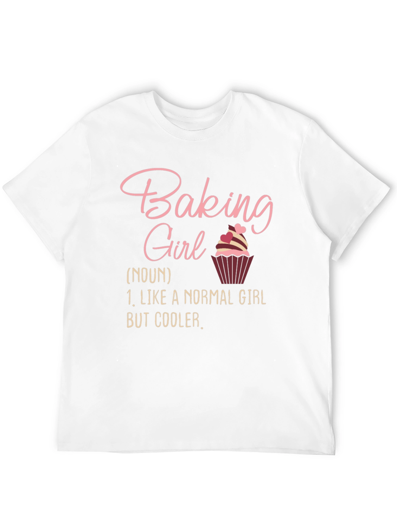Black Baking Girl T-Shirt - Cool Baker Definition Tee view 12