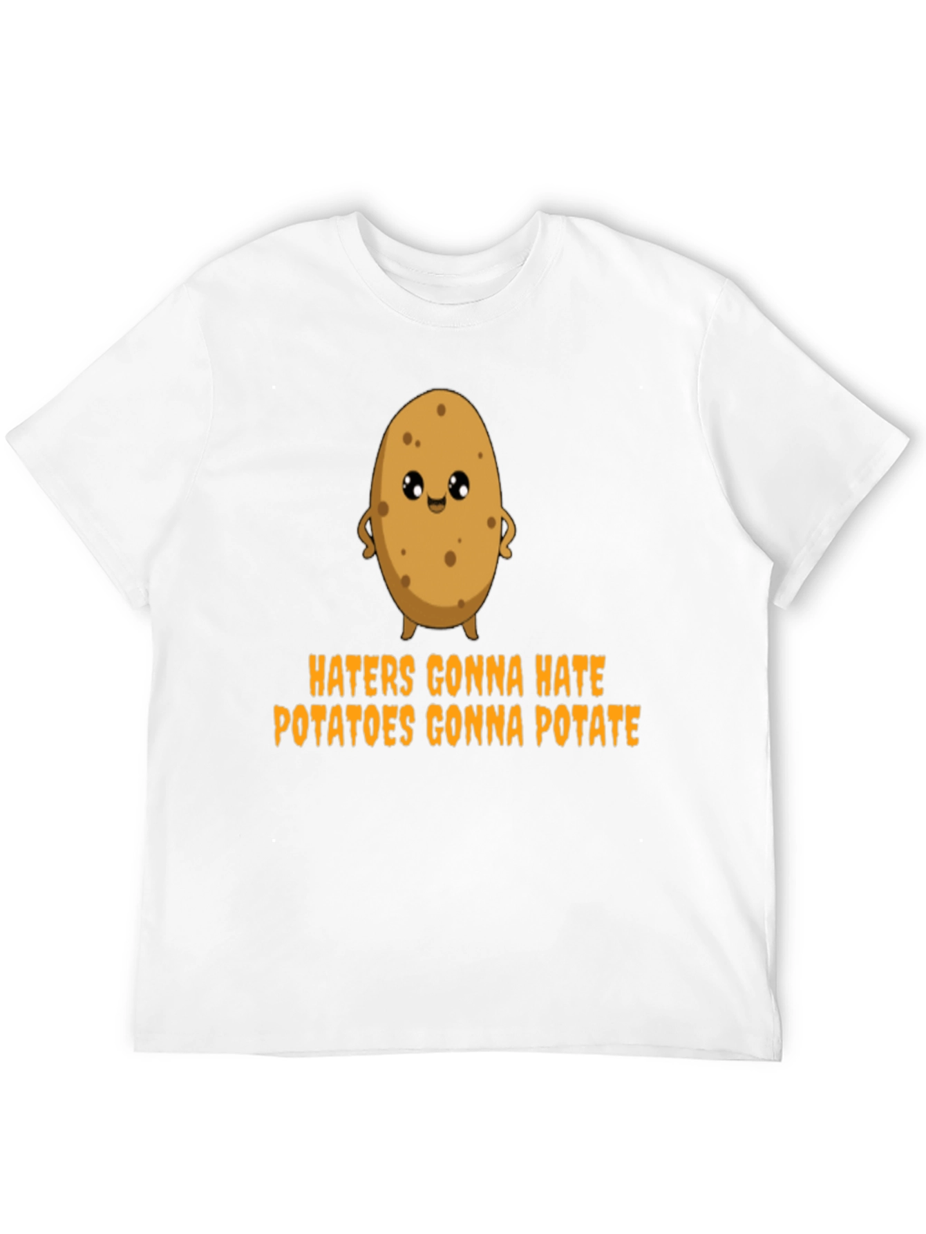 Black Haters Gonna Hate Potatoes Gonna Potate T-Shirt view 12