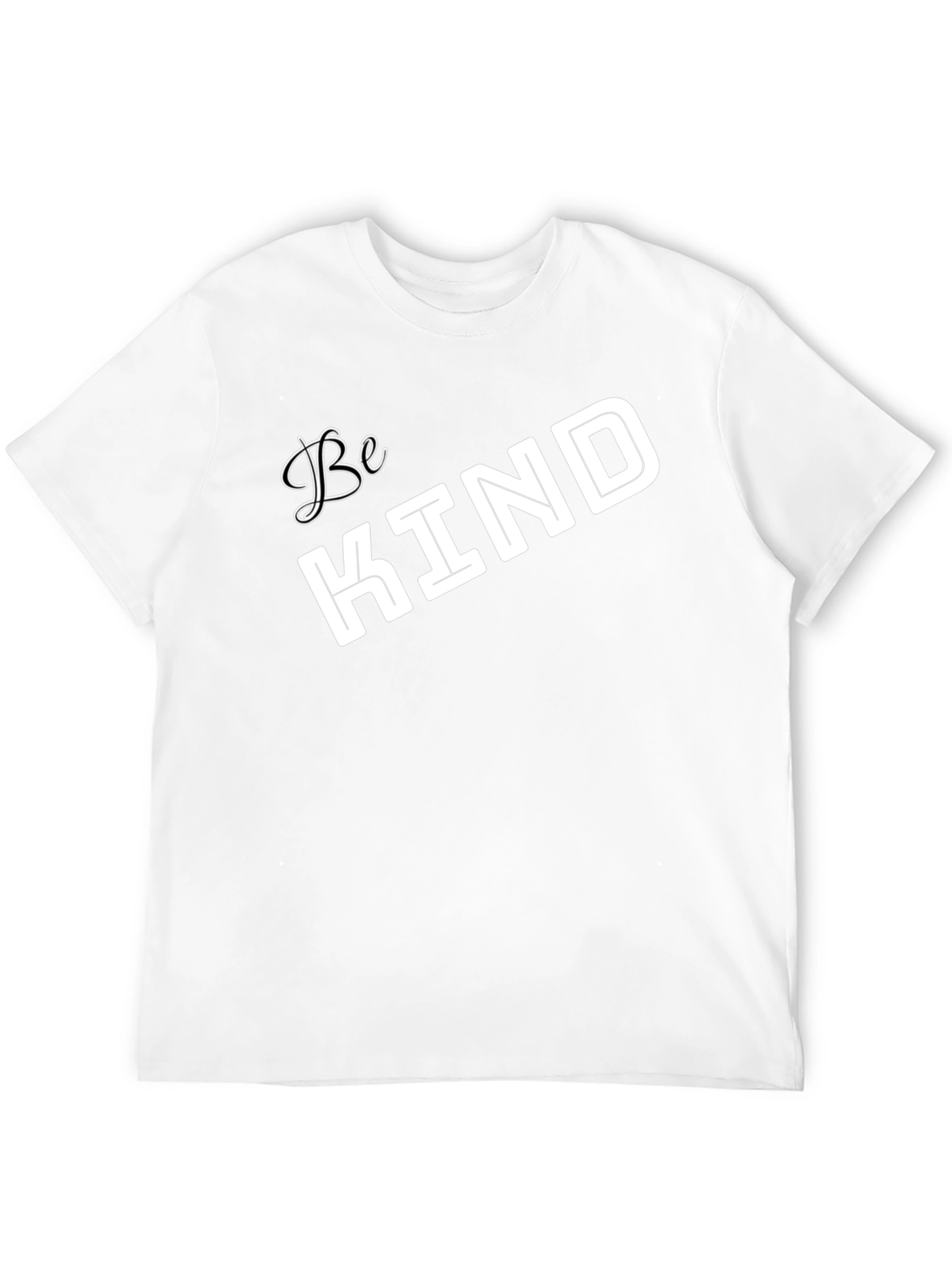 Black Be Kind Graphic Tee - Soft Cotton Blend view 12