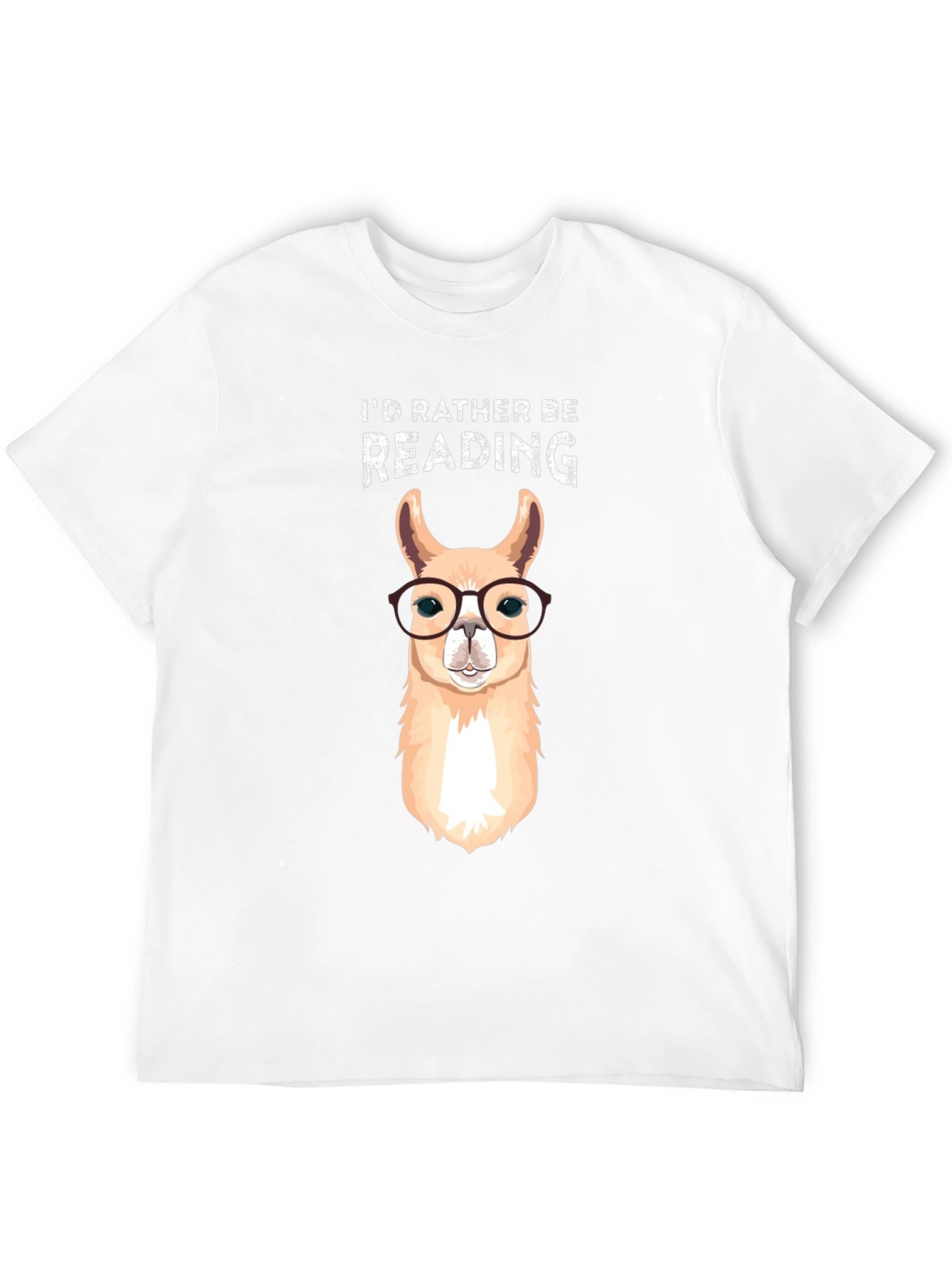 Black Llama Reading T-Shirt - Book Lover Tee view 12