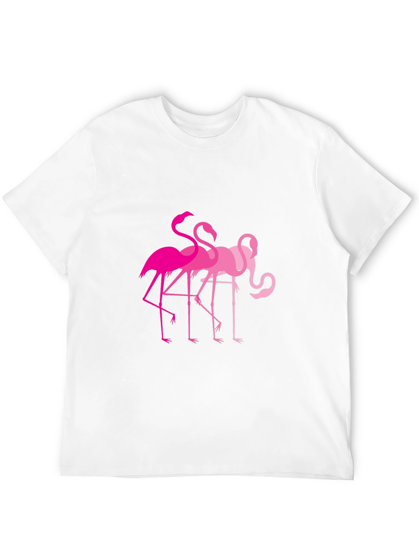 Black Flamingo Graphic Tee - Black Cotton T-Shirt view 12