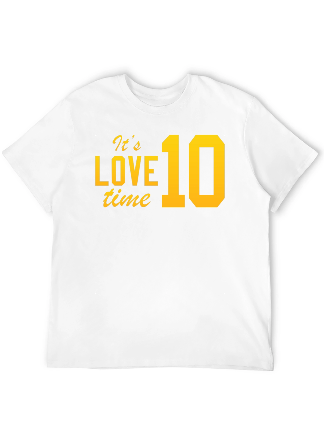 Black It's Love 10 Time Black T-Shirt view 12