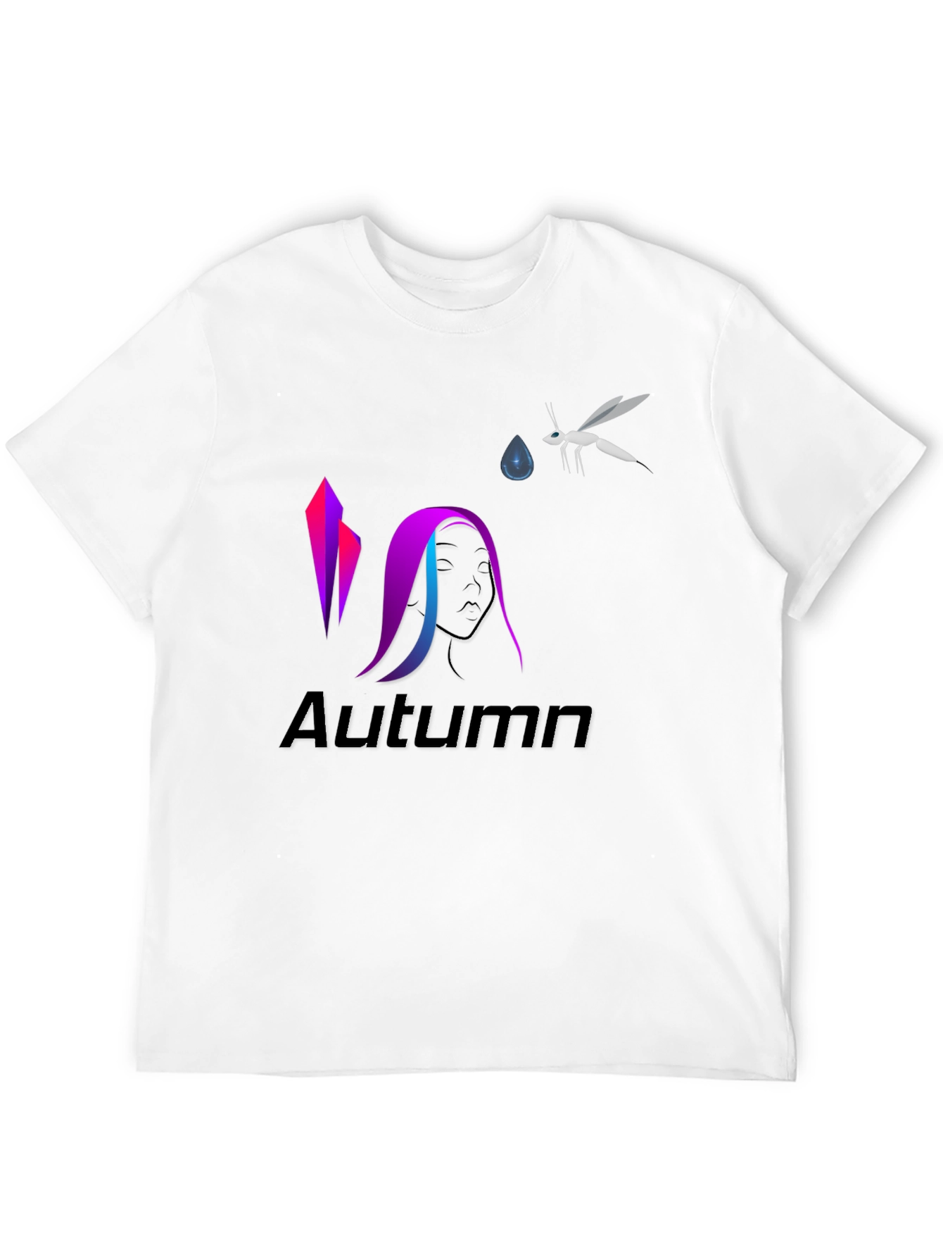 Black Autumn Graphic Tee - Stylish Casual Wear view 12