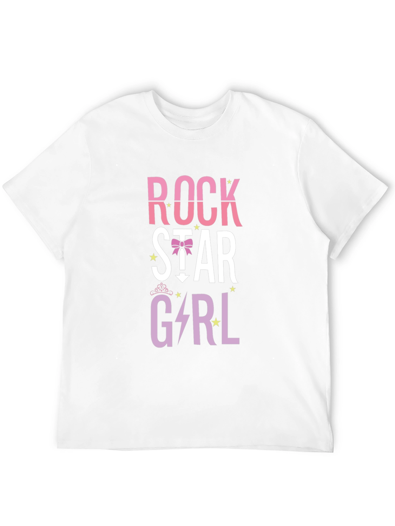 Black Rock Star Girl Graphic Tee view 12
