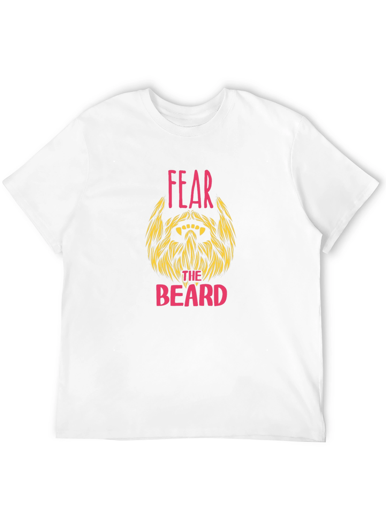 Black Fear the Beard Graphic Tee view 12