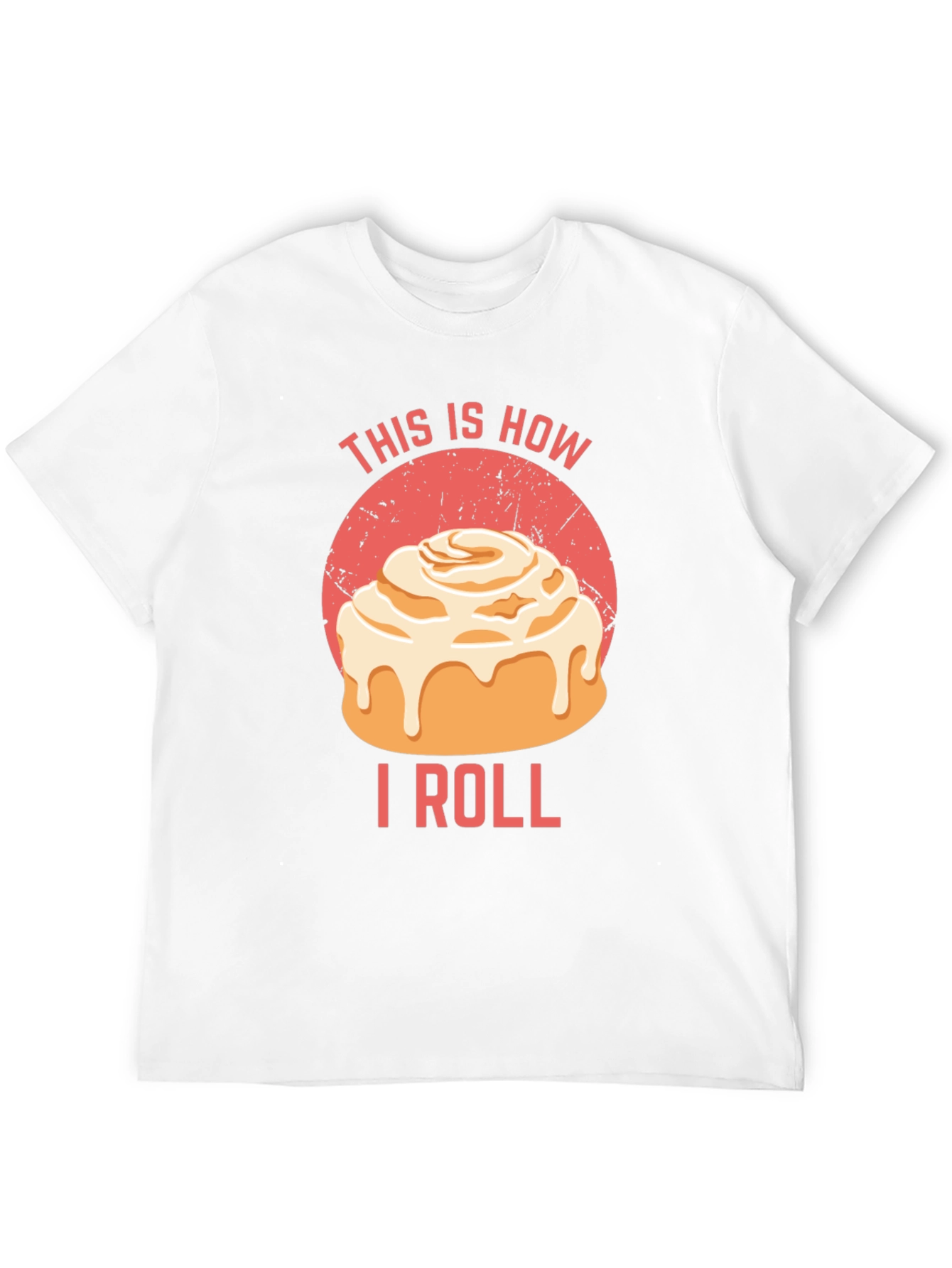 Black This Is How I Roll Cinnamon Roll T-Shirt view 12