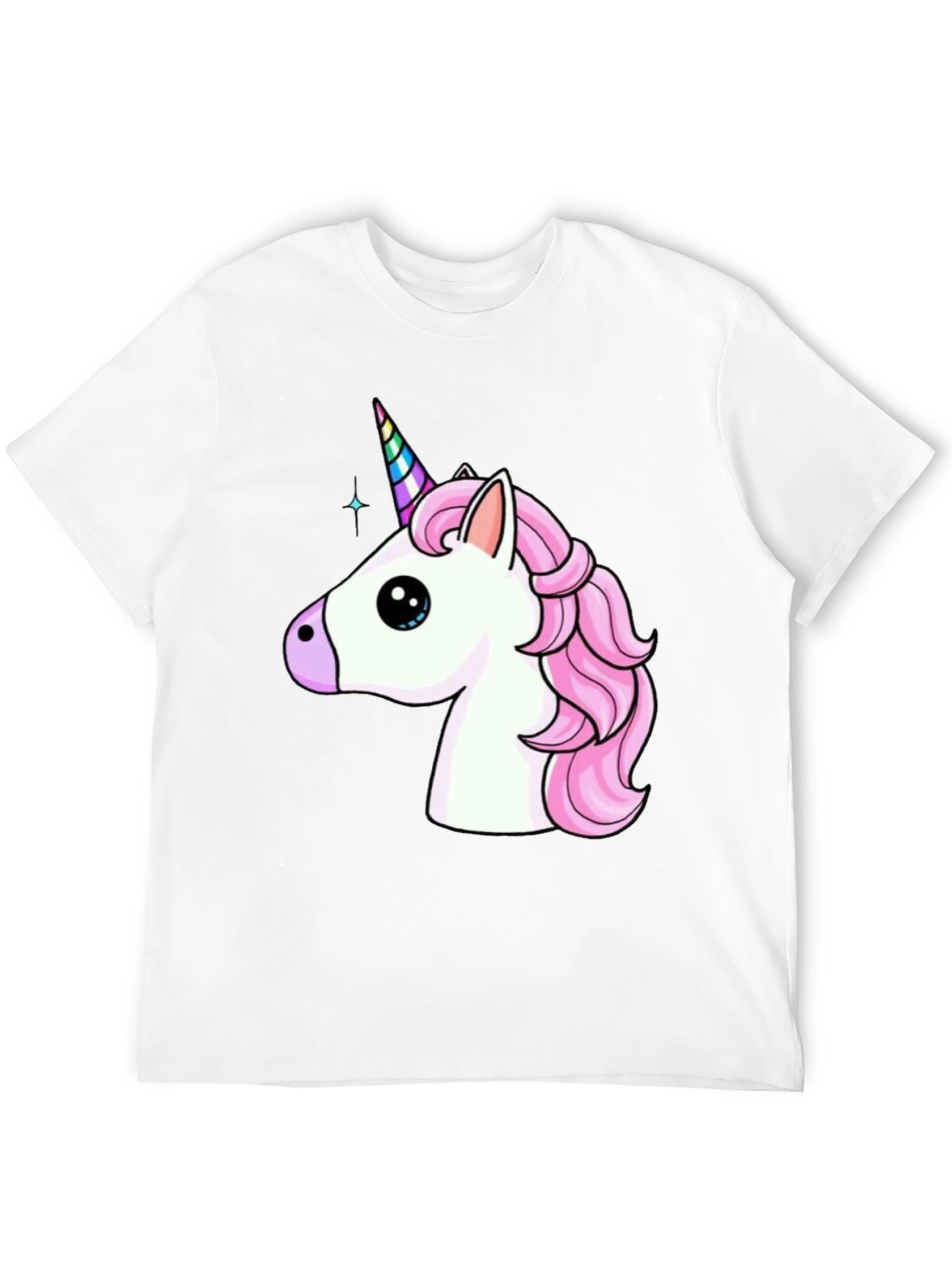 Black Unicorn Graphic Tee - Black Cotton T-Shirt view 12