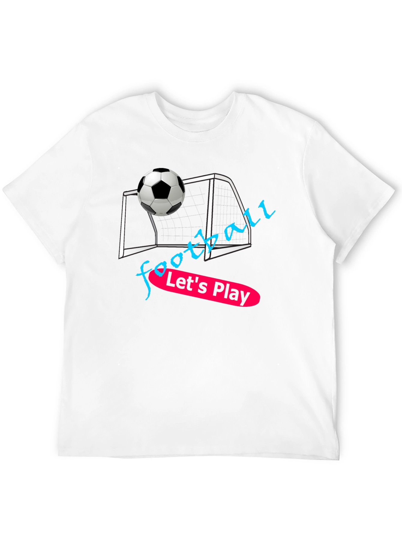 Black Football Graphic T-Shirt - Let's Play! view 12