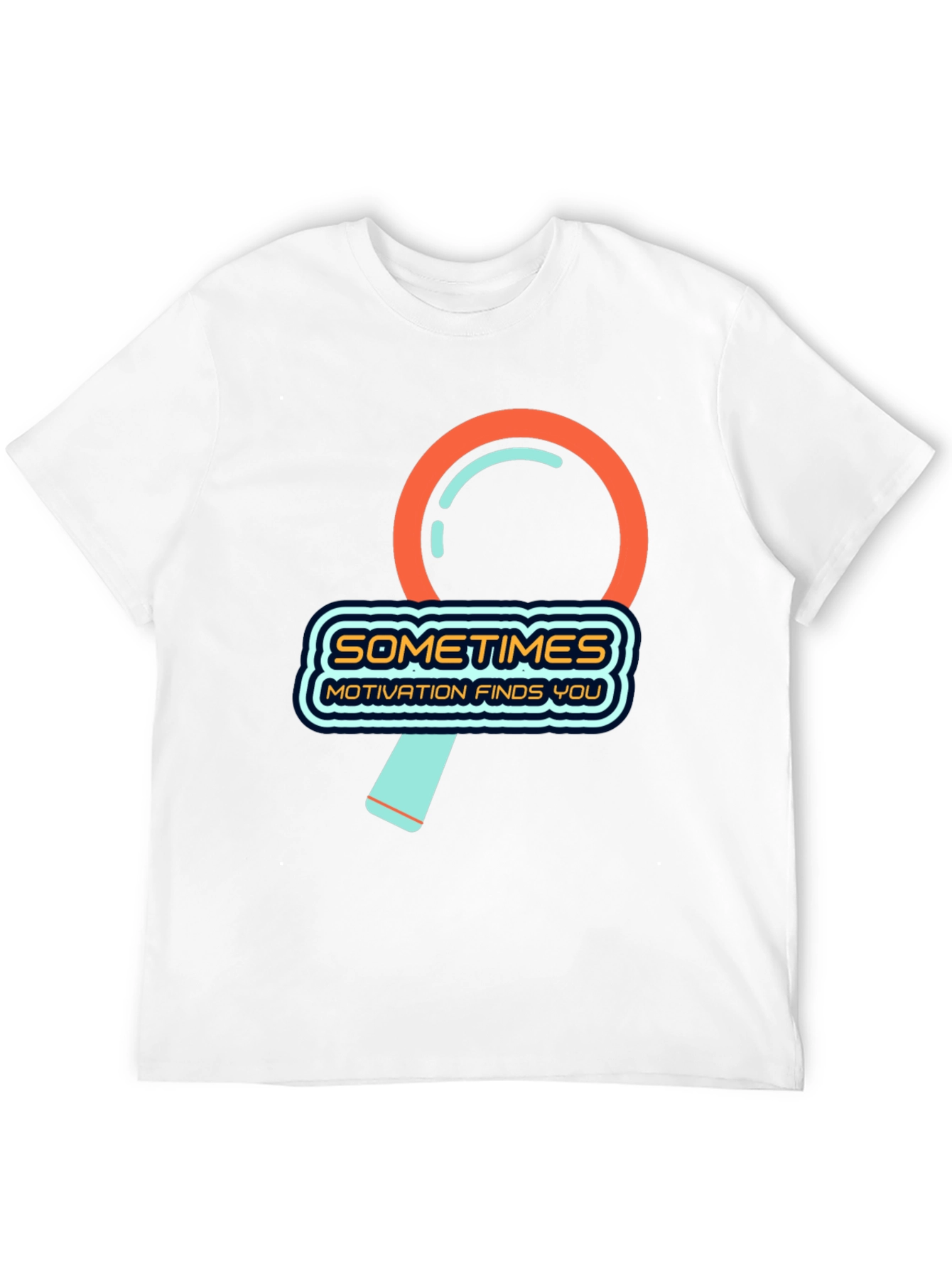 Black Motivation Finds You Graphic T-Shirt view 12