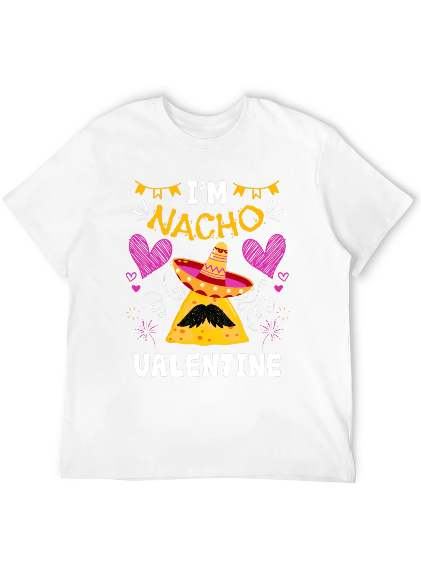 Black I'm Nacho Valentine Graphic T-Shirt view 12
