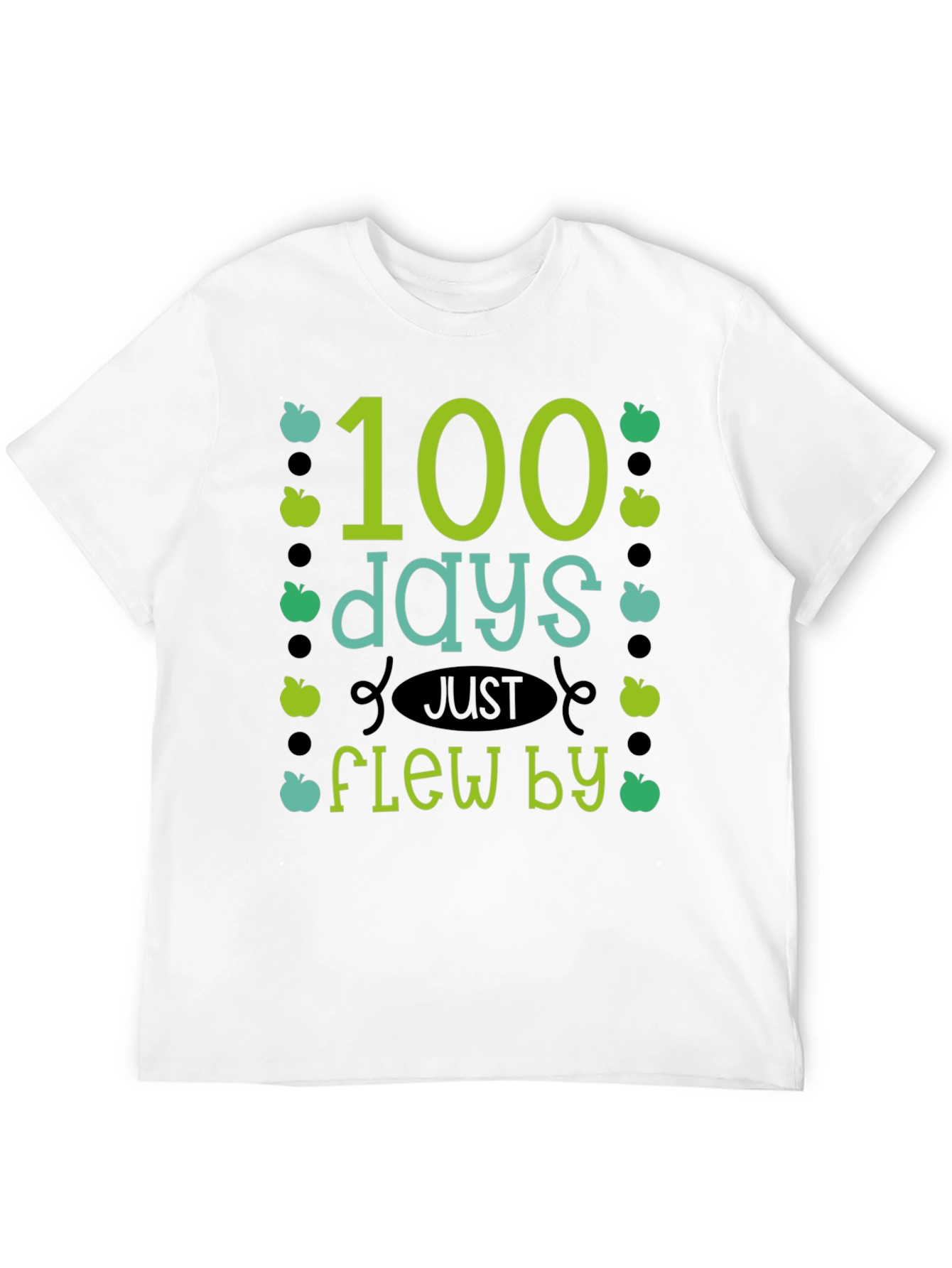 100 Days Flew By Teacher T-Shirt - 12