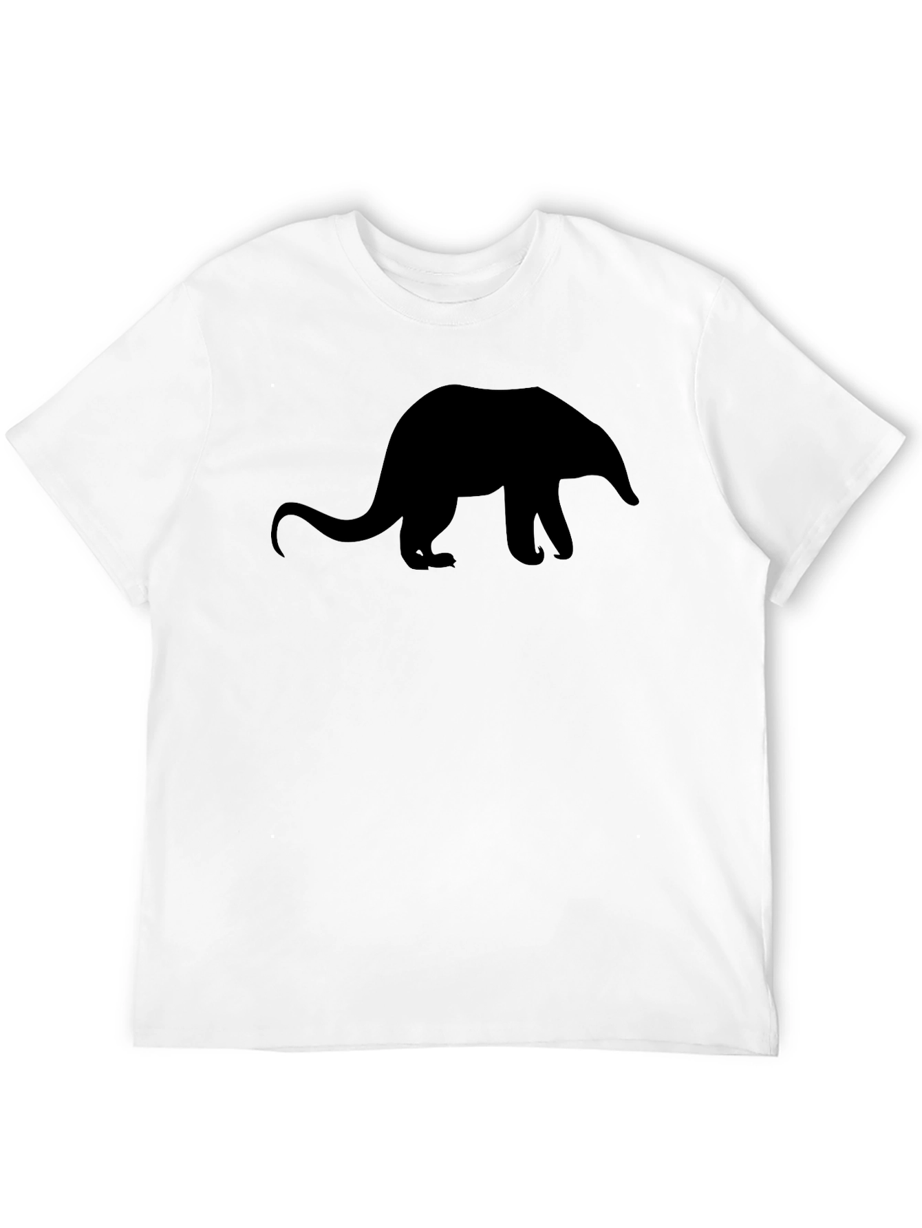 Black Silhouette Anteater Black T-Shirt view 12