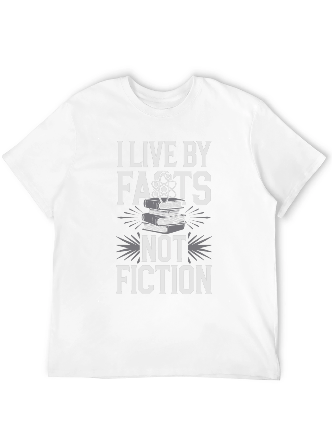 Facts Over Fiction T-Shirt - Science & Knowledge Tee - 12