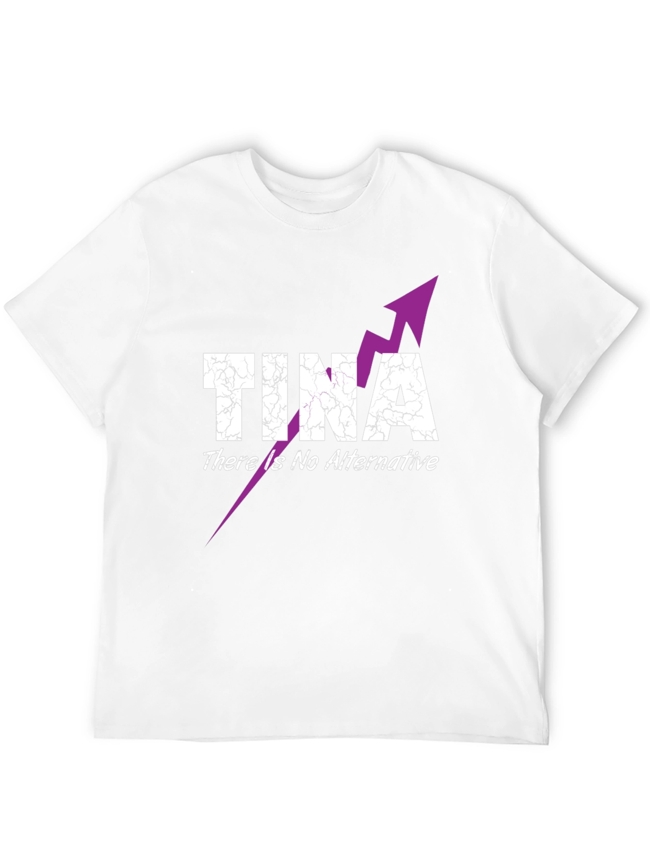 Black TINA There Is No Alternative Graphic T-Shirt view 12