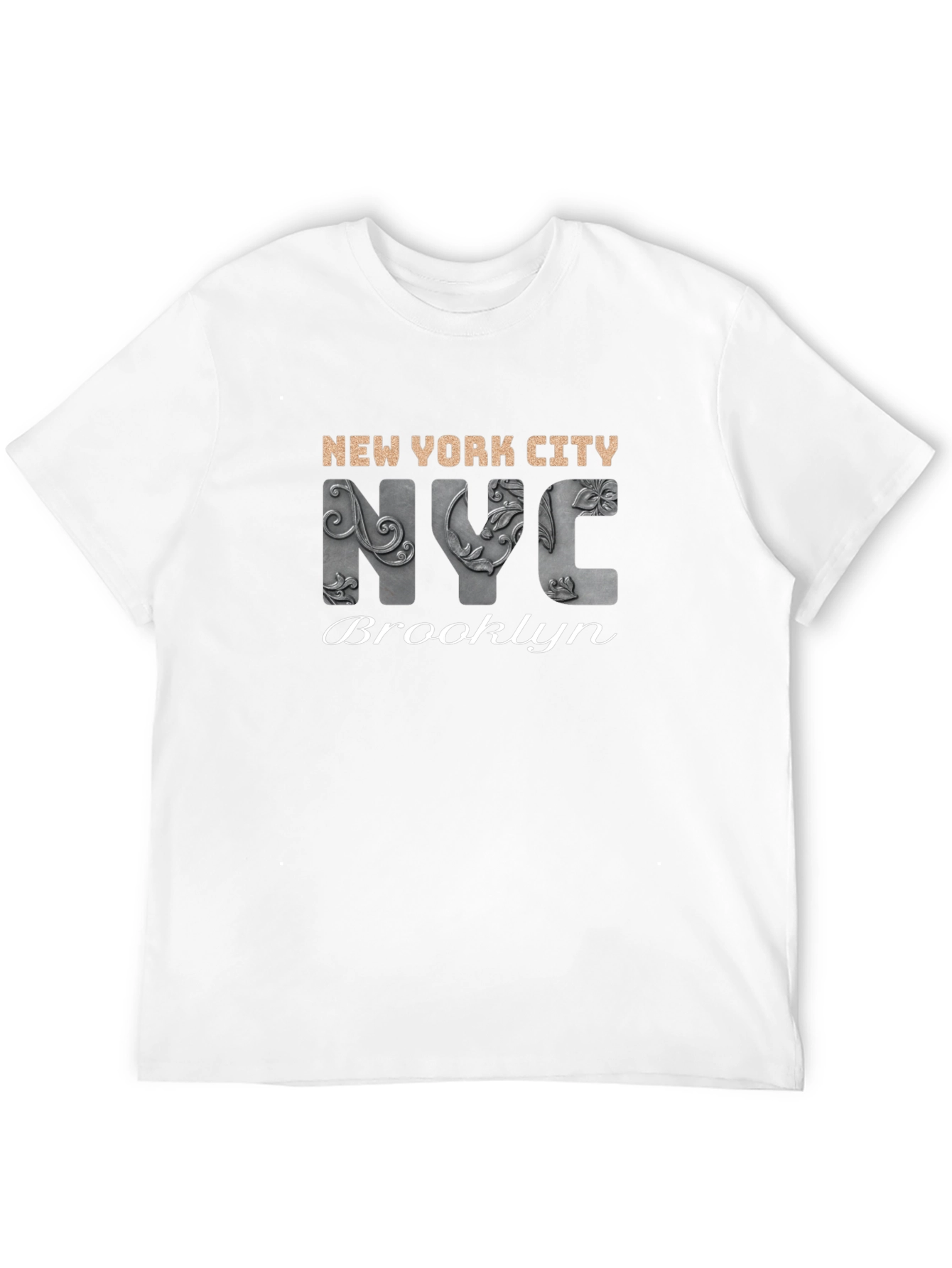 Black New York City NYC Brooklyn Black T-Shirt view 12