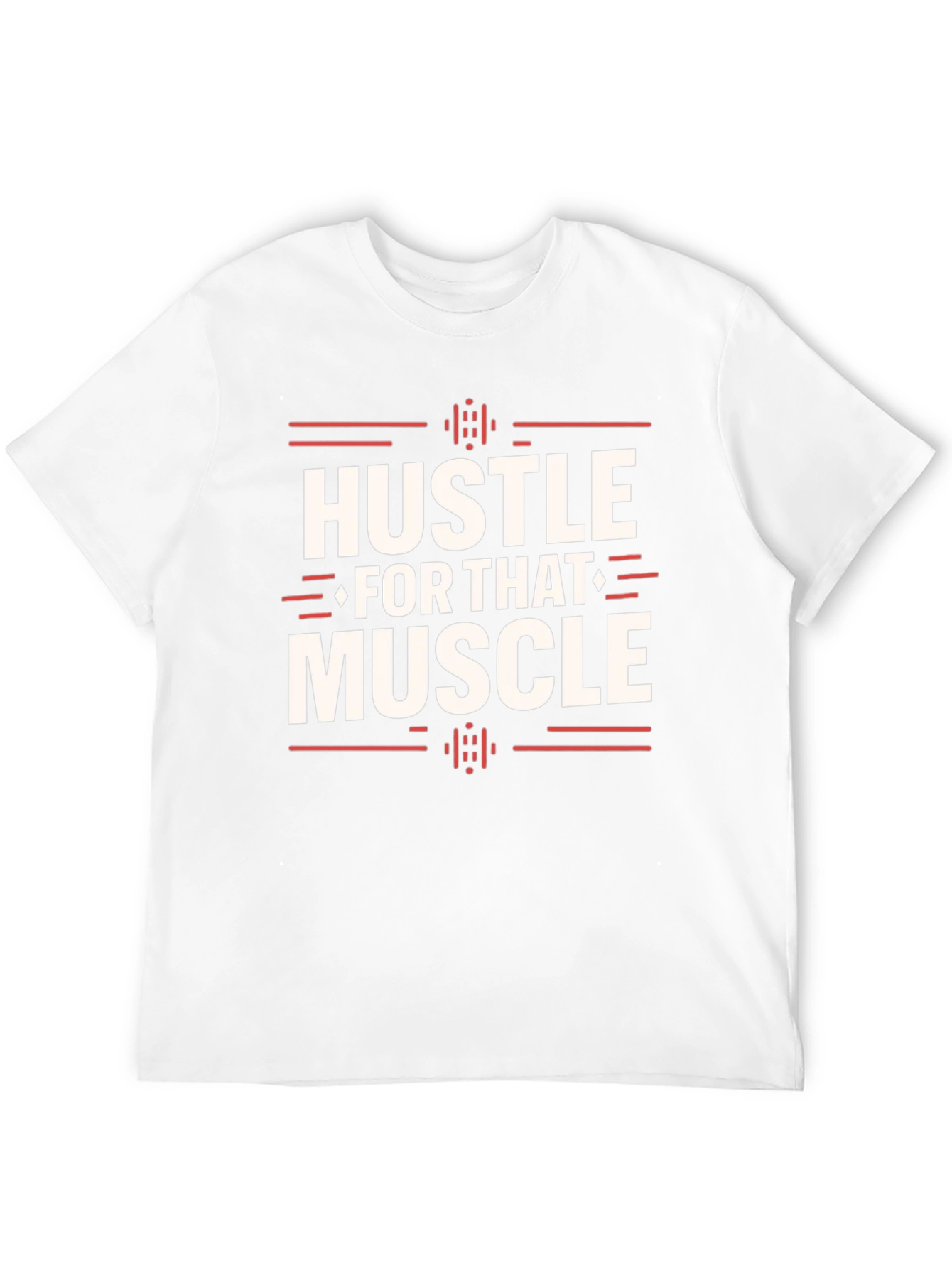 Hustle for Muscle Black Graphic Tee - 12