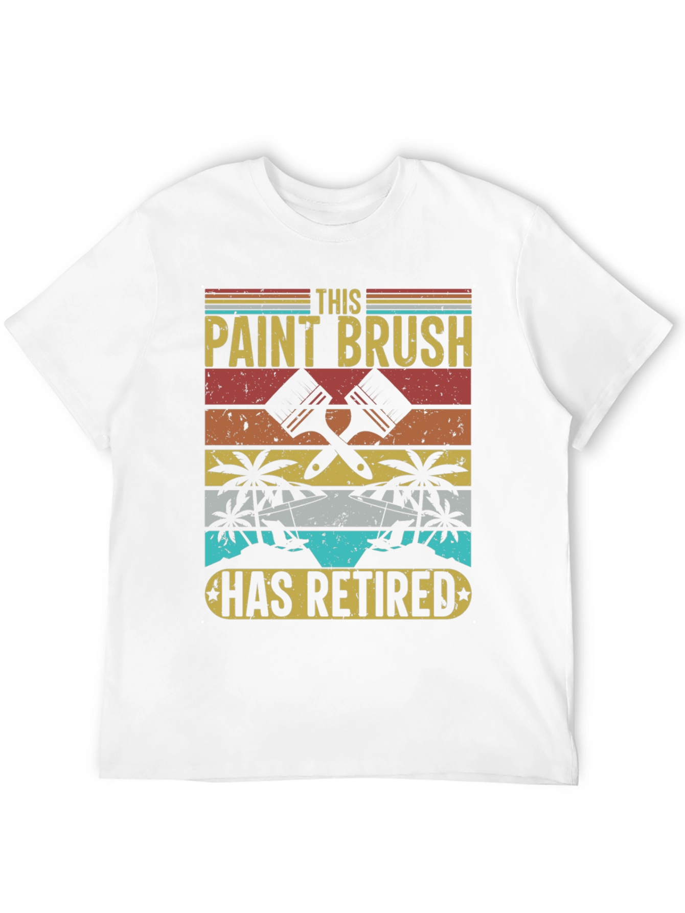Retired Paint Brush T-Shirt - 12