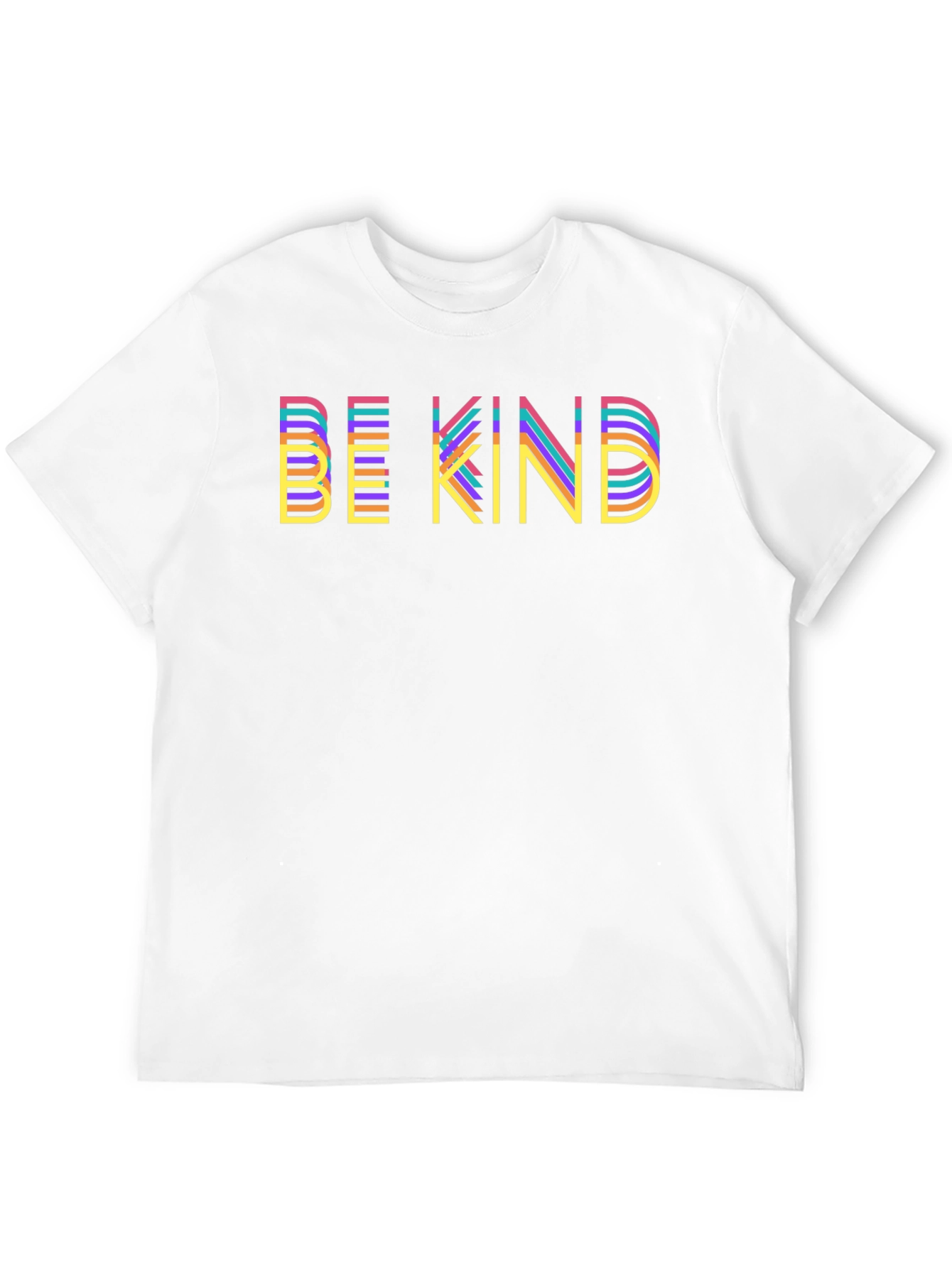 Black Be Kind Retro Graphic Tee - Soft Cotton Blend view 12