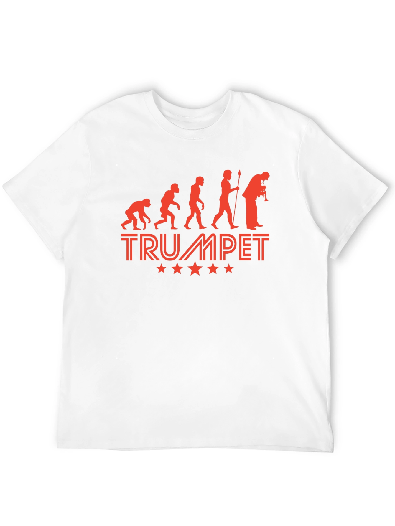 Black Trumpet Evolution T-Shirt - Music Lover Tee view 12