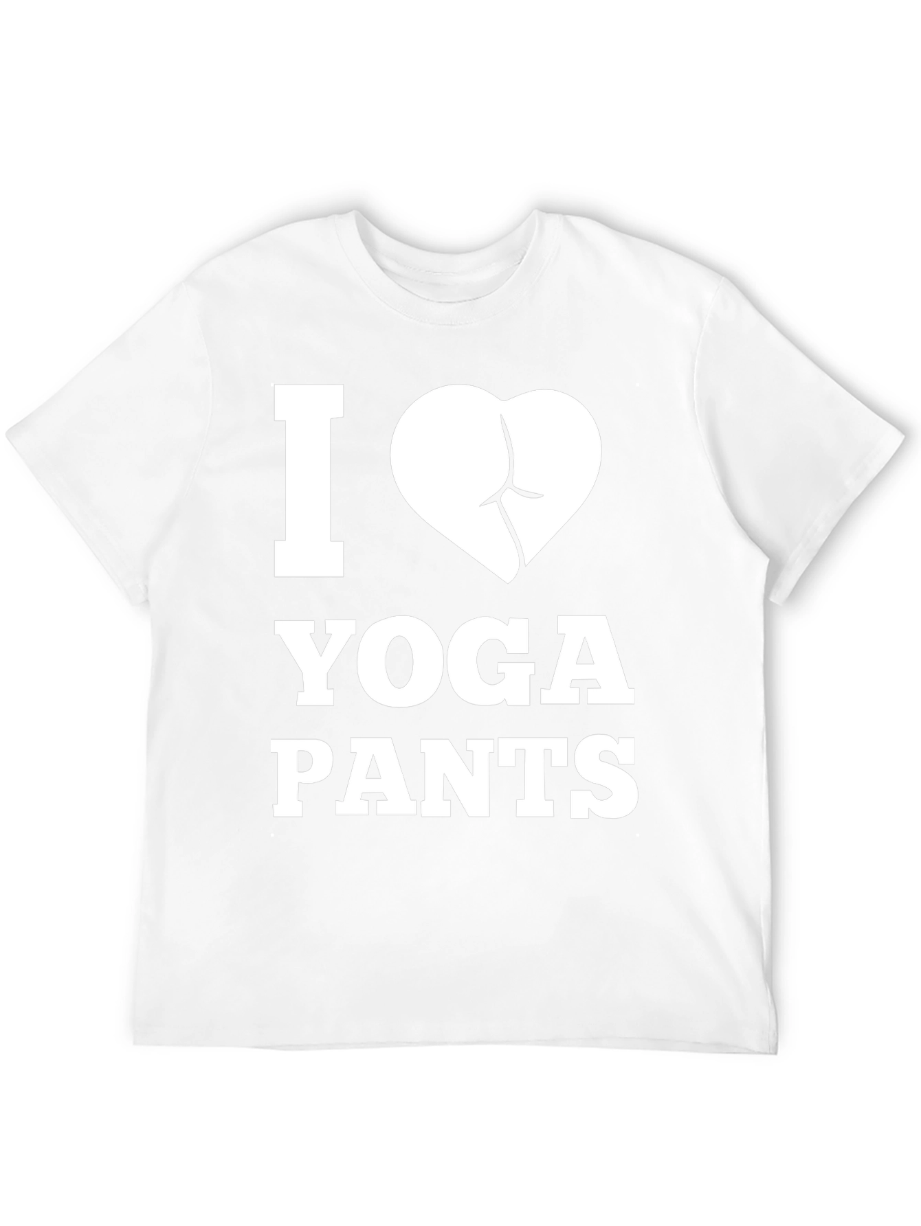 Black I Love Yoga Pants T-Shirt - Funny Graphic Tee view 12