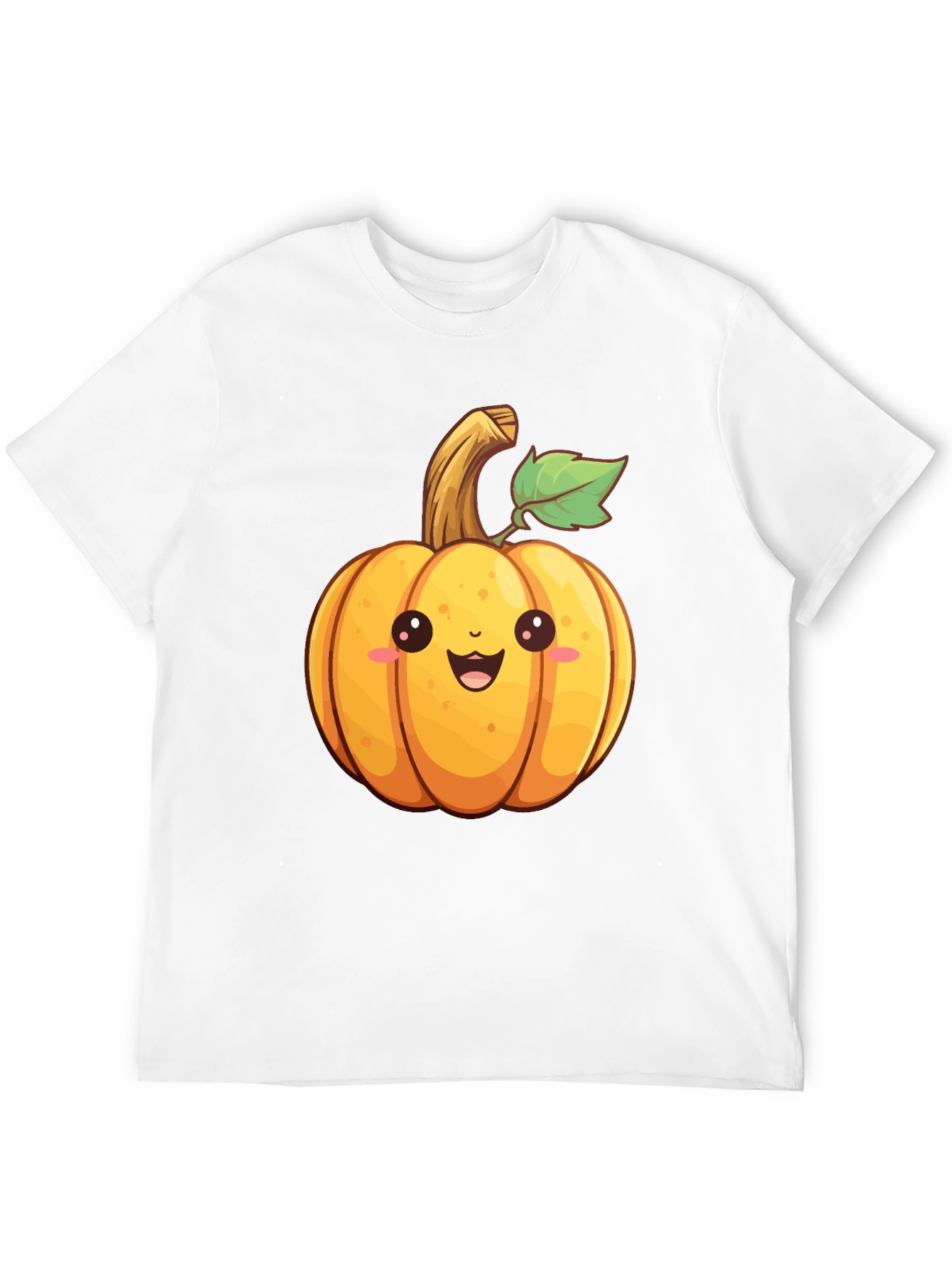 Black Cute Cartoon Pumpkin Graphic T-Shirt view 12