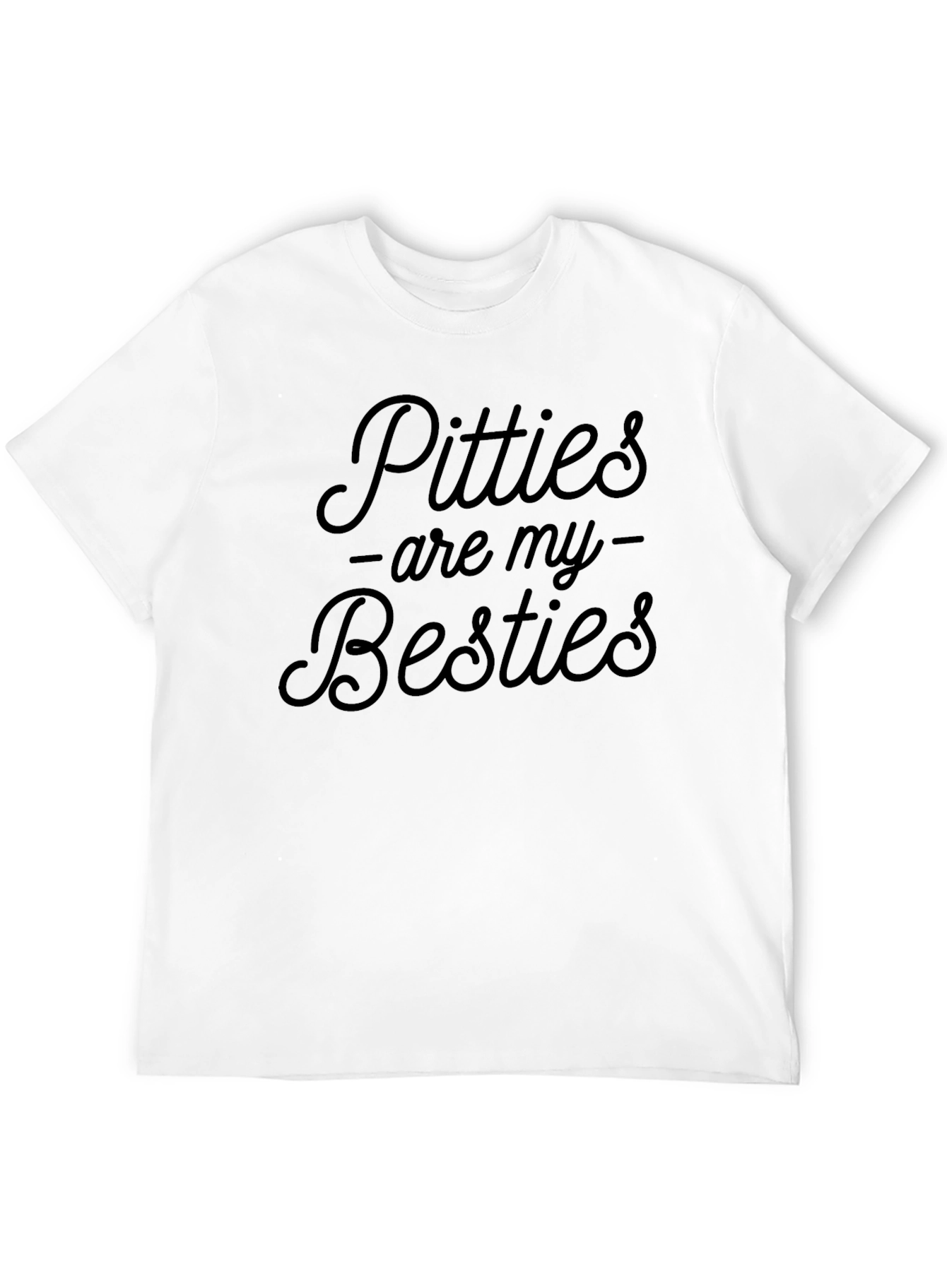 Black Pitties Are My Besties Graphic Tee - Black view 12