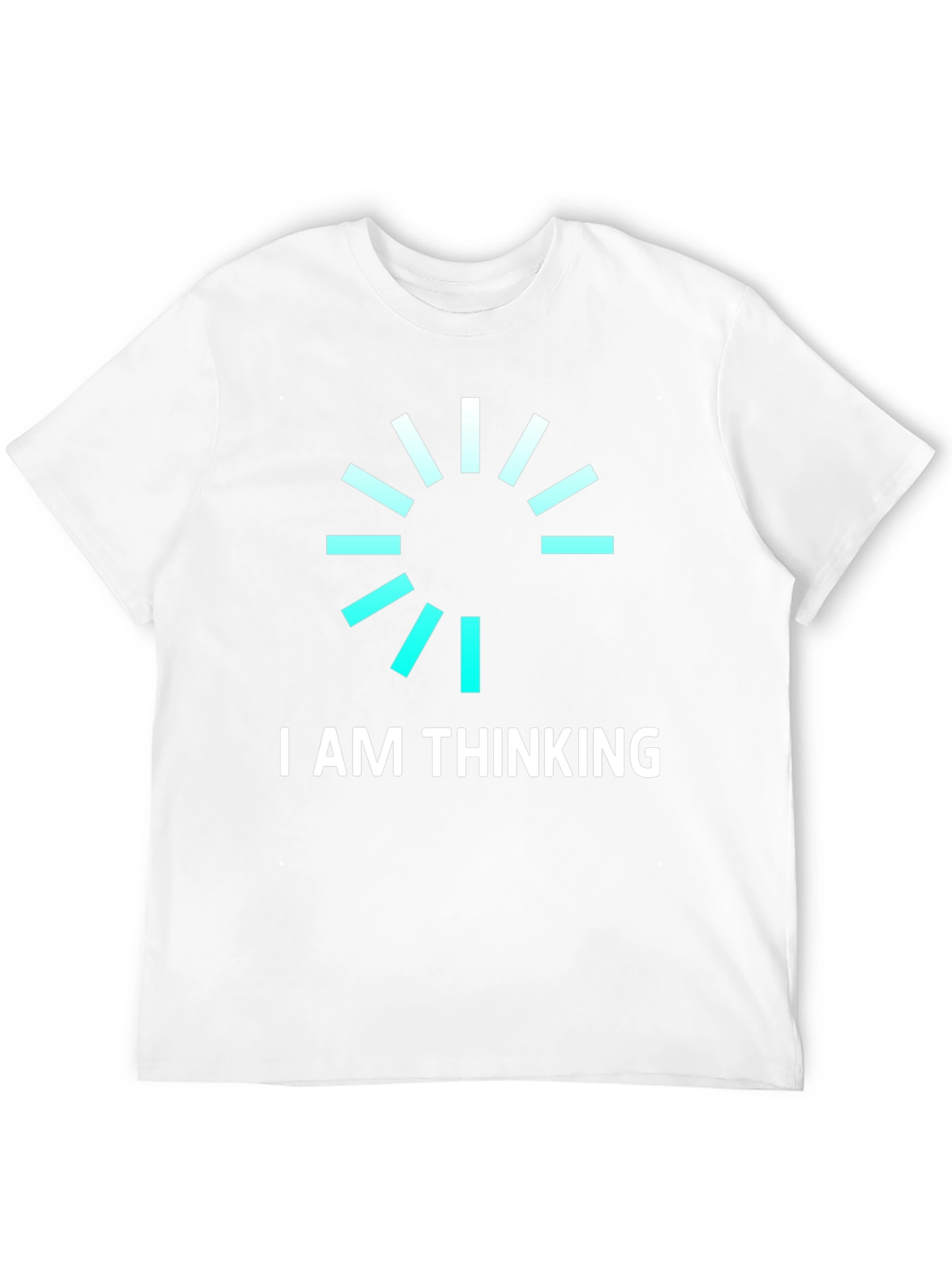 Black I AM THINKING Funny Graphic Tee view 12