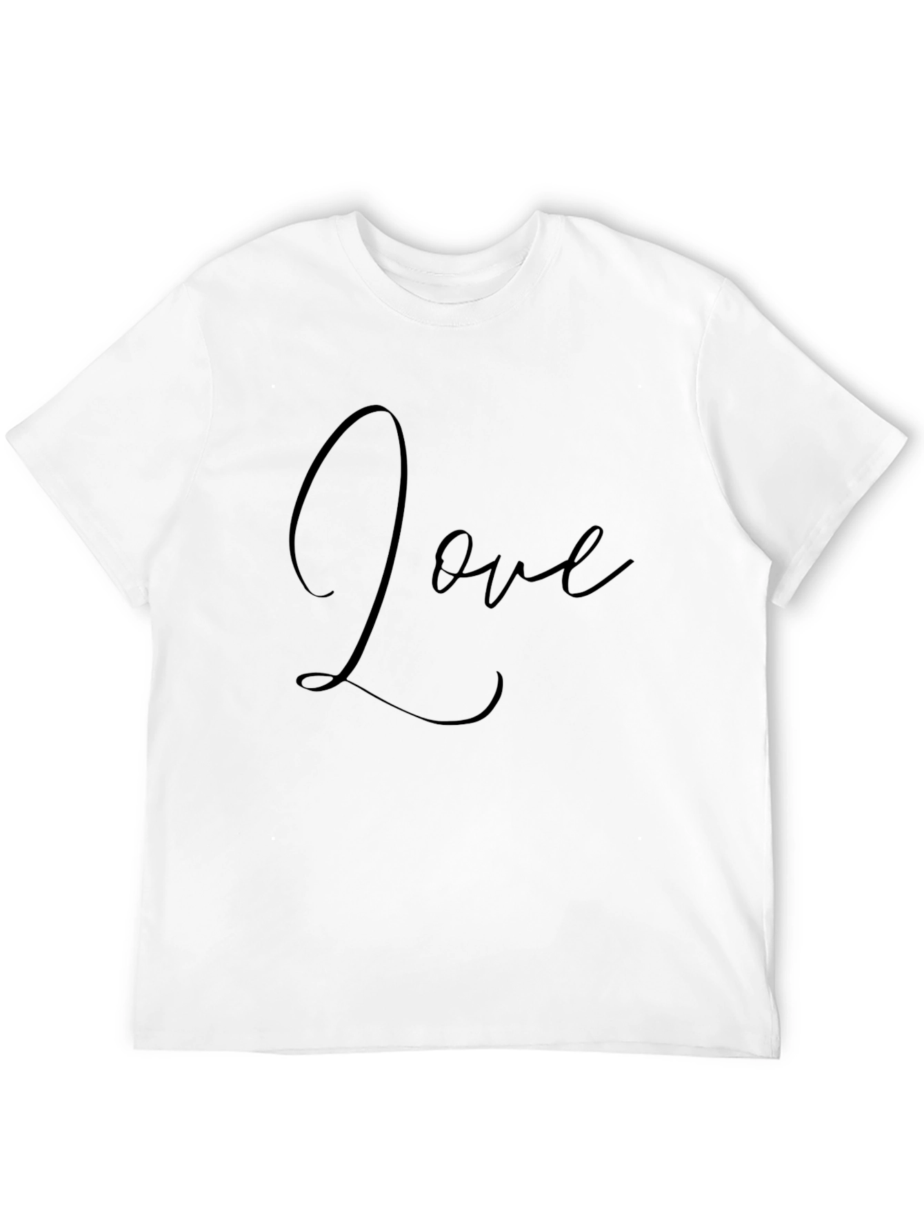 Black Love Graphic Black T-Shirt view 12