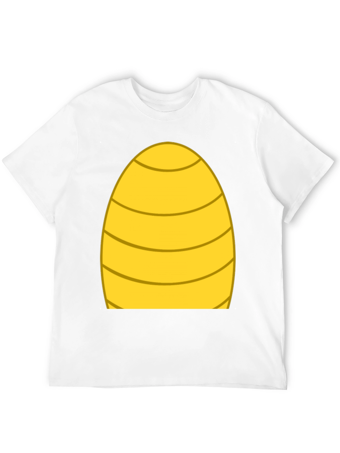 Black Funny Yellow Egg Costume T-Shirt view 12