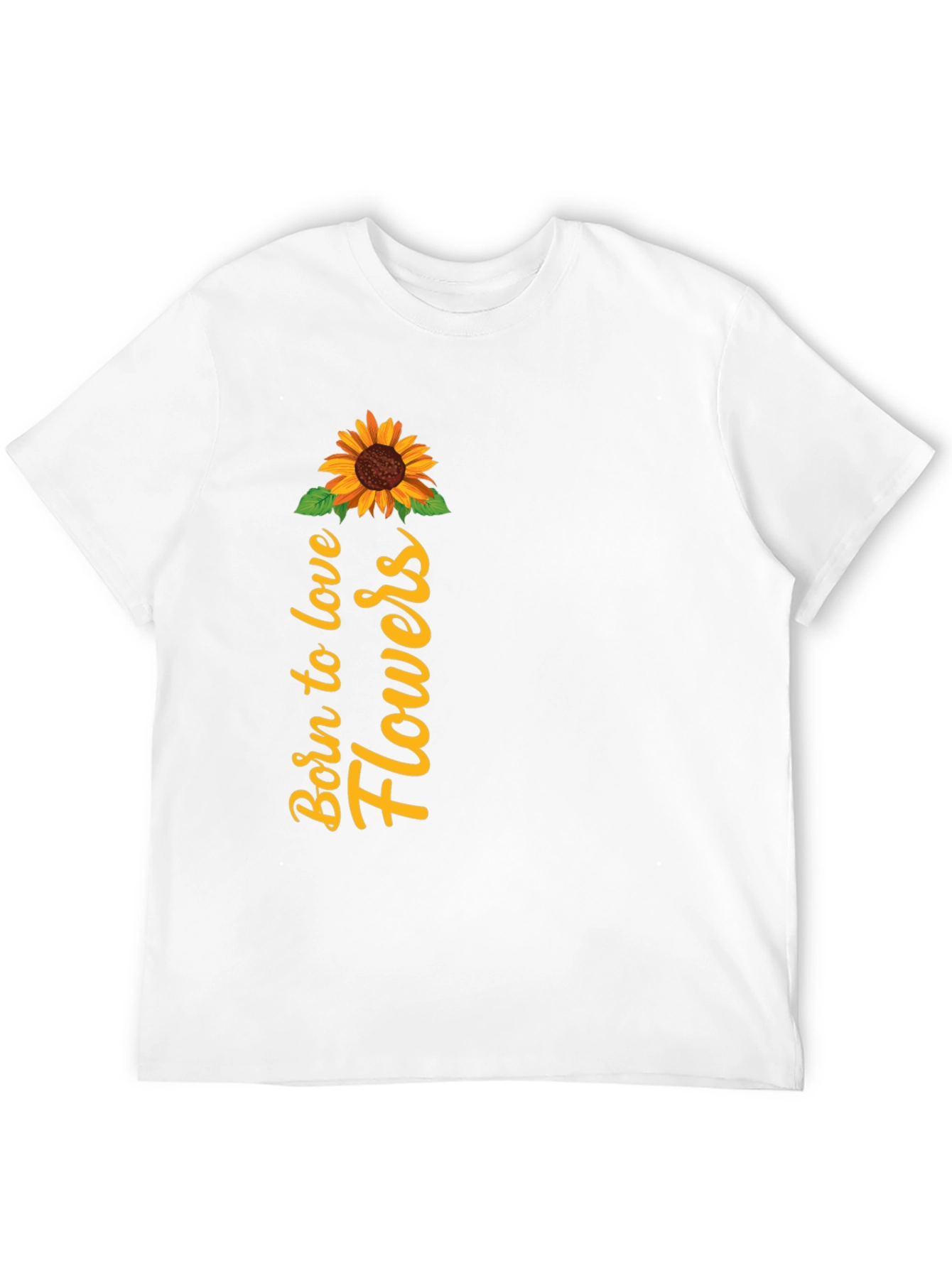Black Born to Love Flowers Graphic Tee view 12