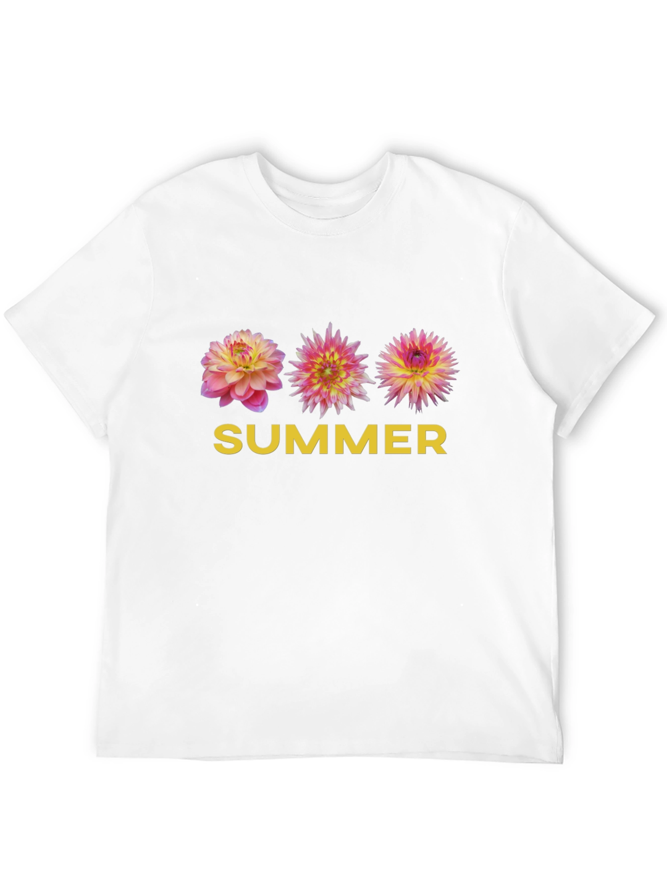 Black Summer Floral Graphic Tee - Soft Black T-Shirt view 12