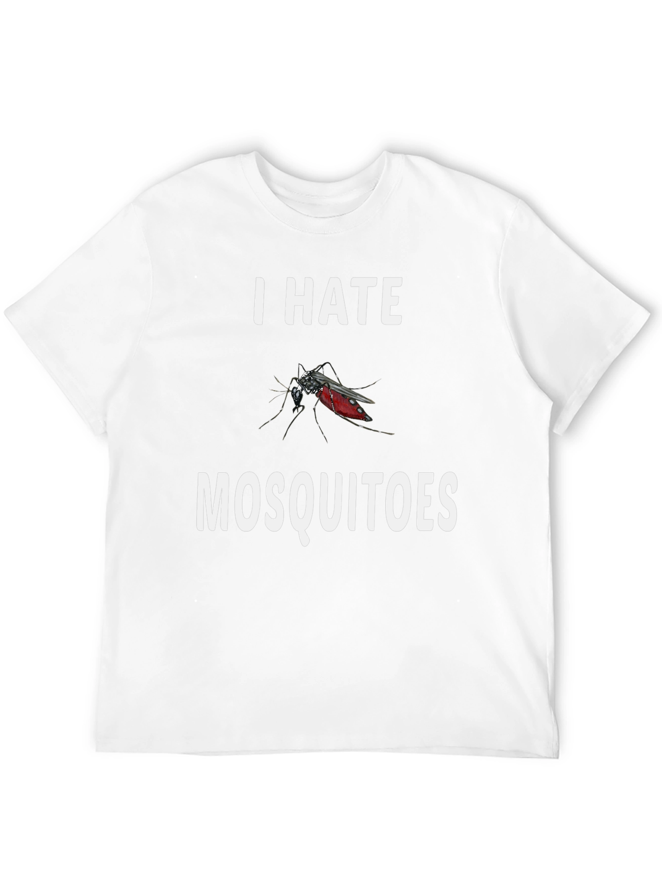Black I Hate Mosquitoes Graphic T-Shirt view 12